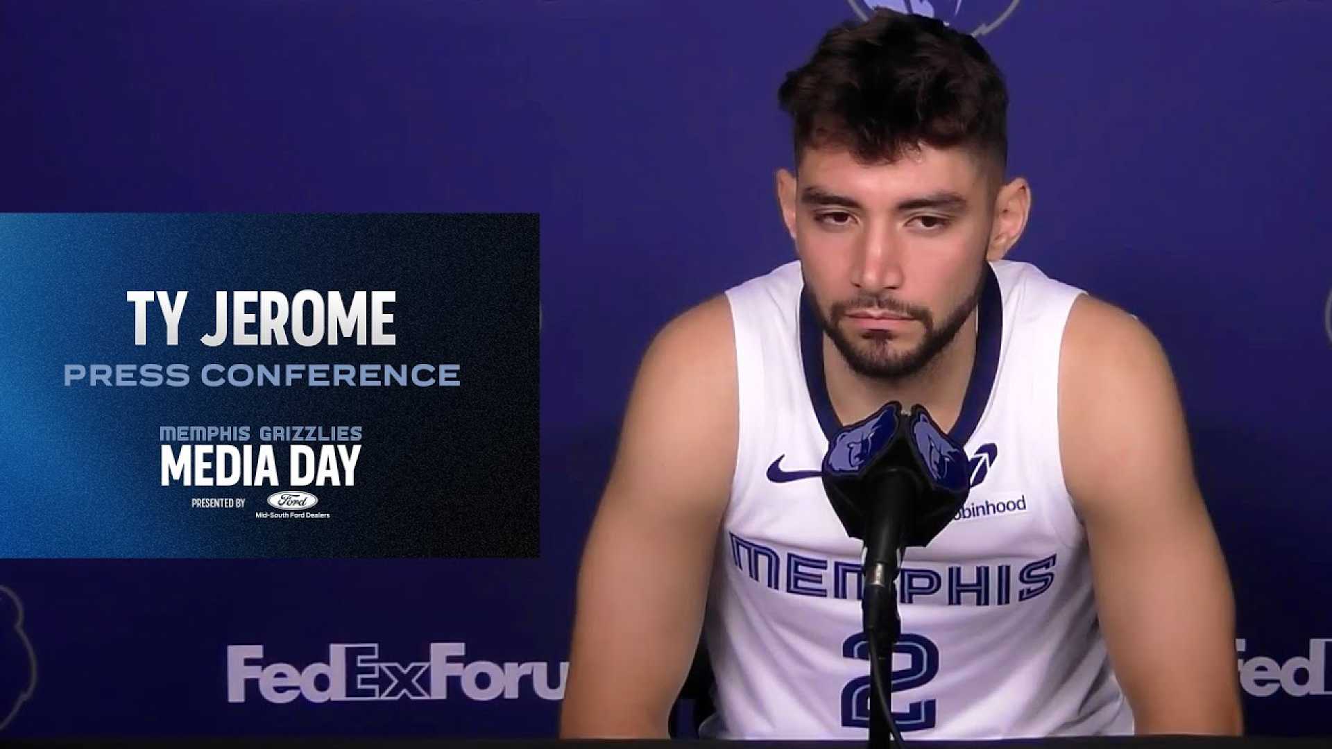 Ty Jerome Memphis Grizzlies Basketball
