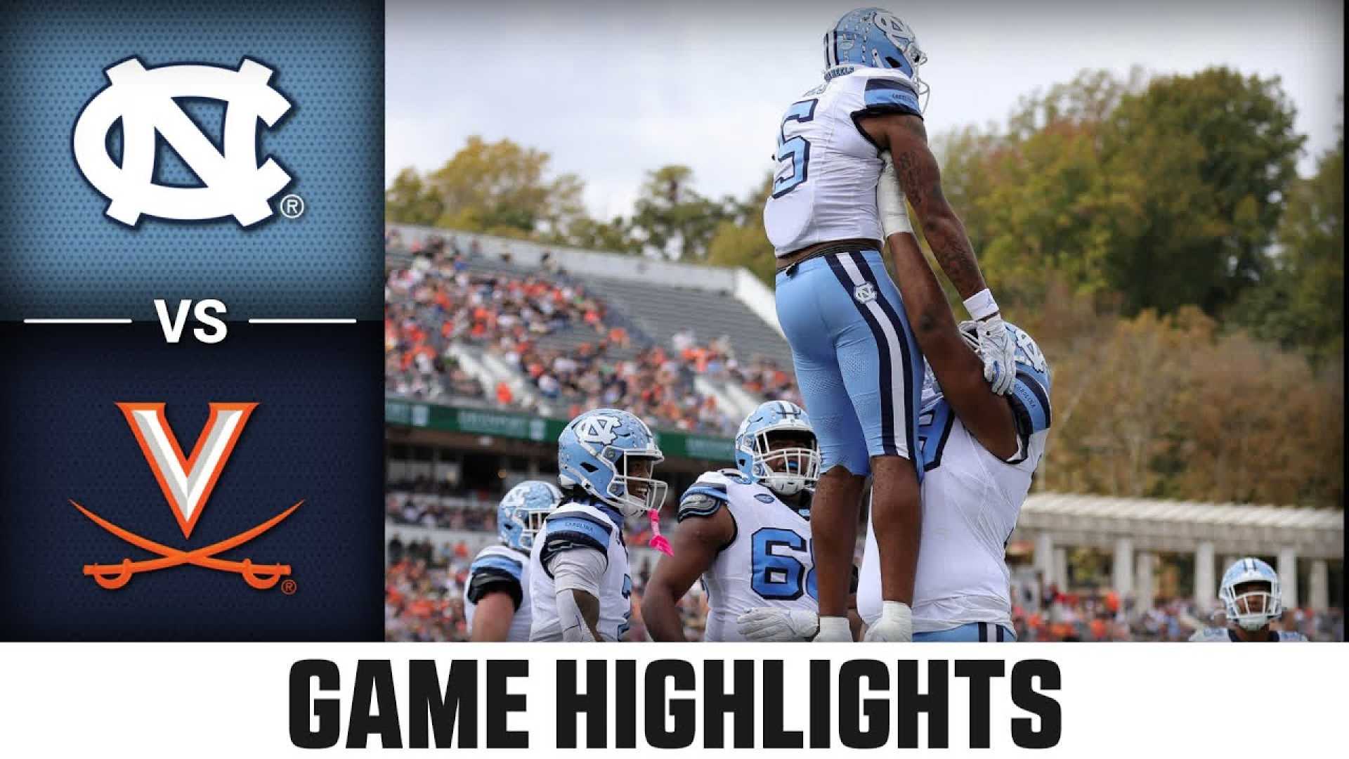 Unc Vs Virginia Football