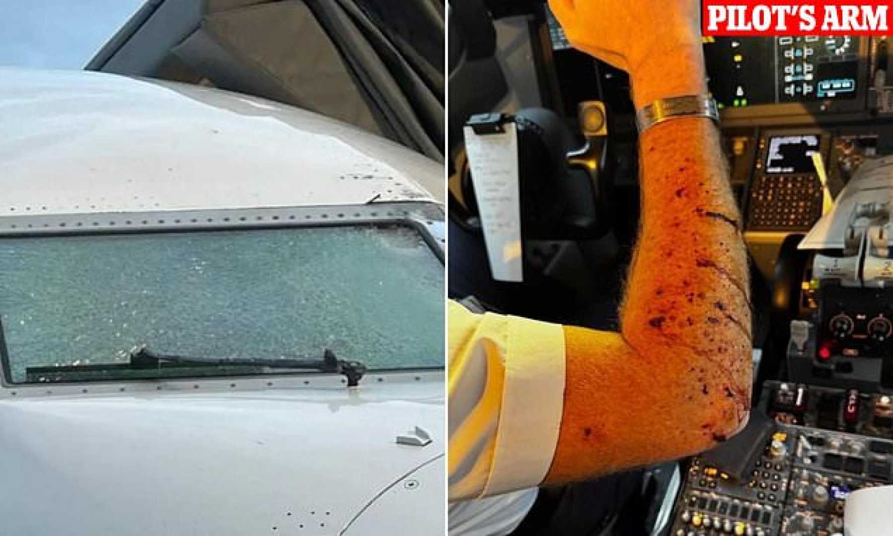 United Airlines Boeing 737 Windshield Crack Incident