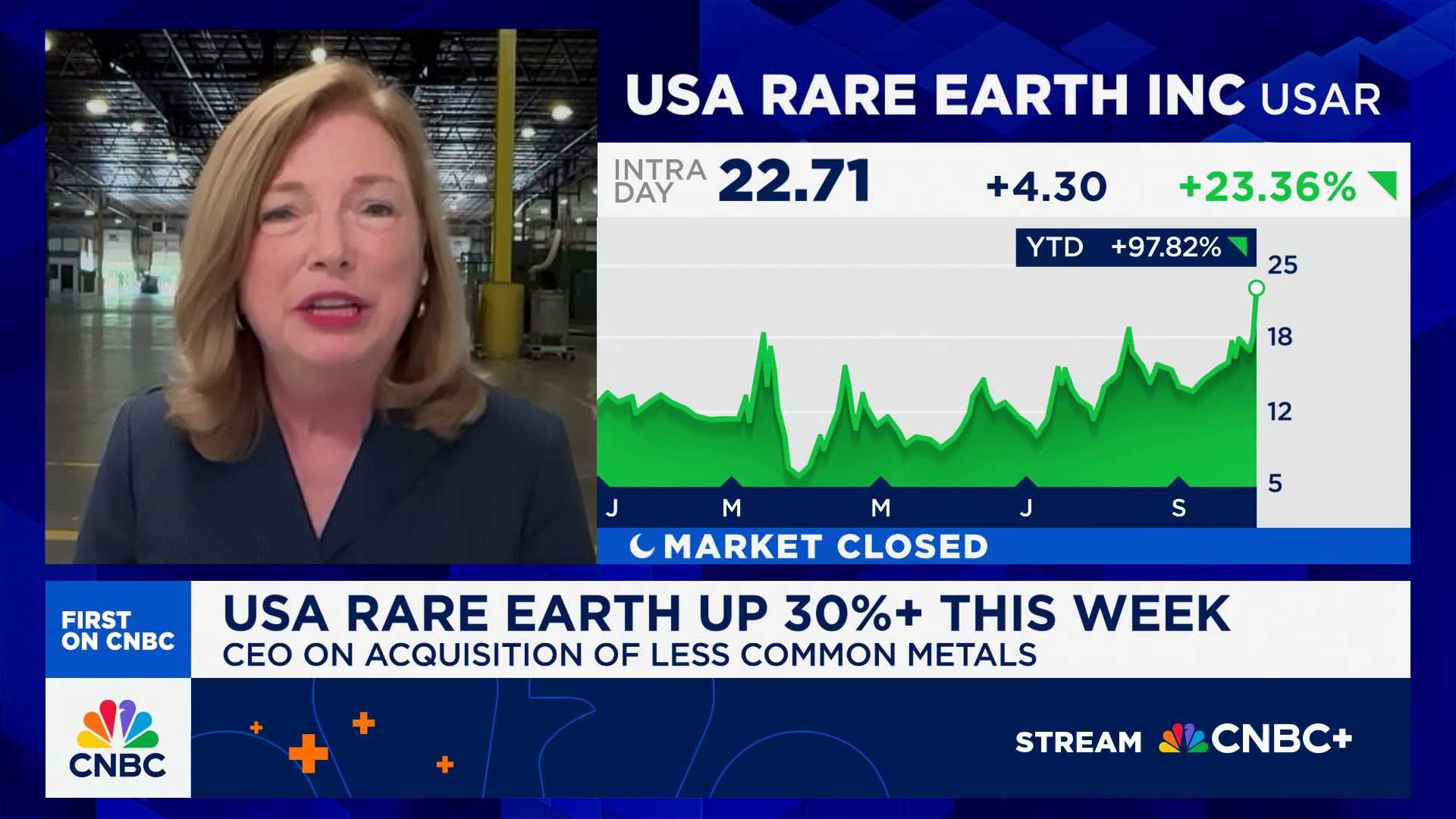 Usa Rare Earth Ceo Barbara Humpton White House