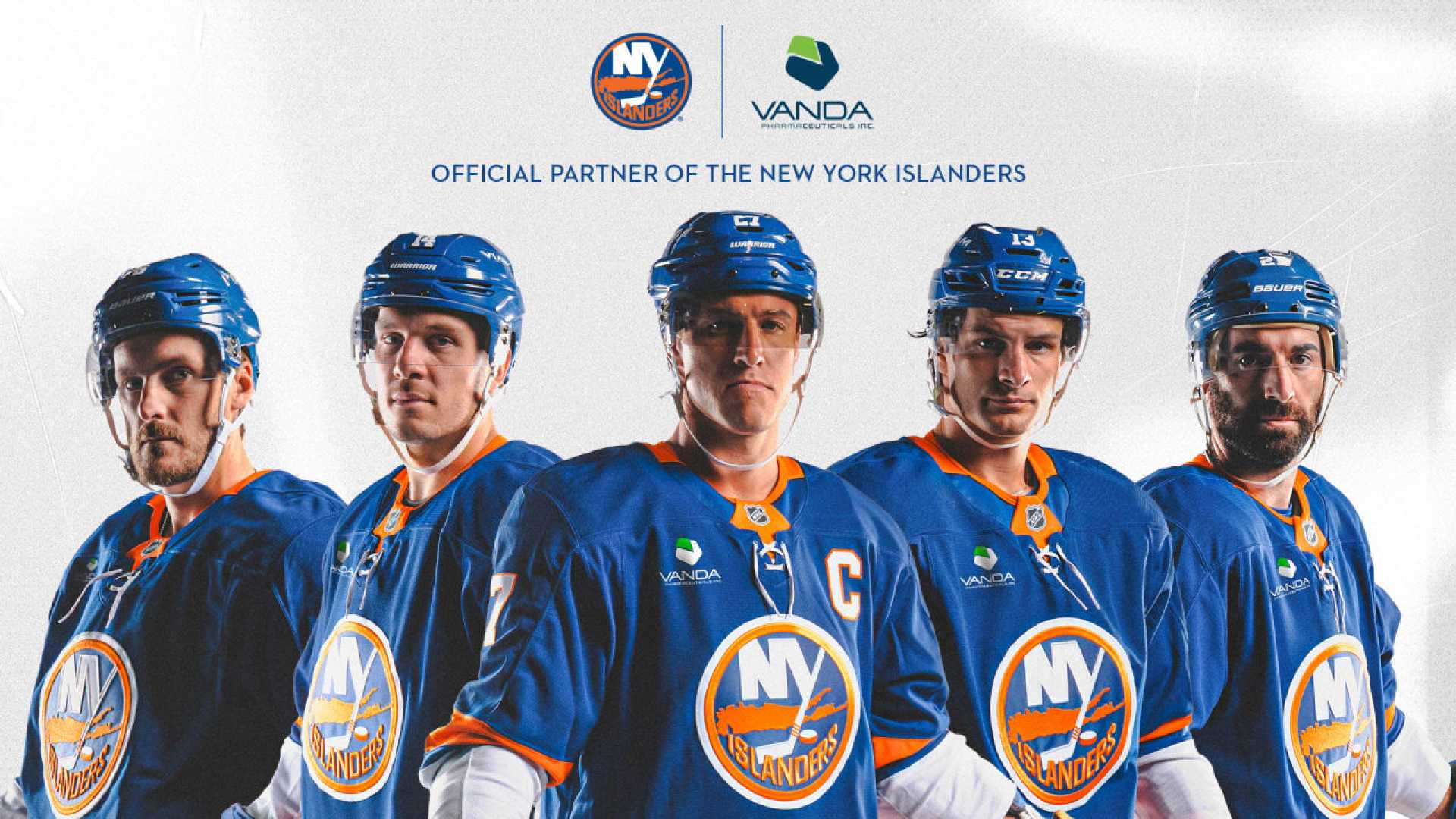 Vanda Pharmaceuticals New York Islanders Jersey Patch