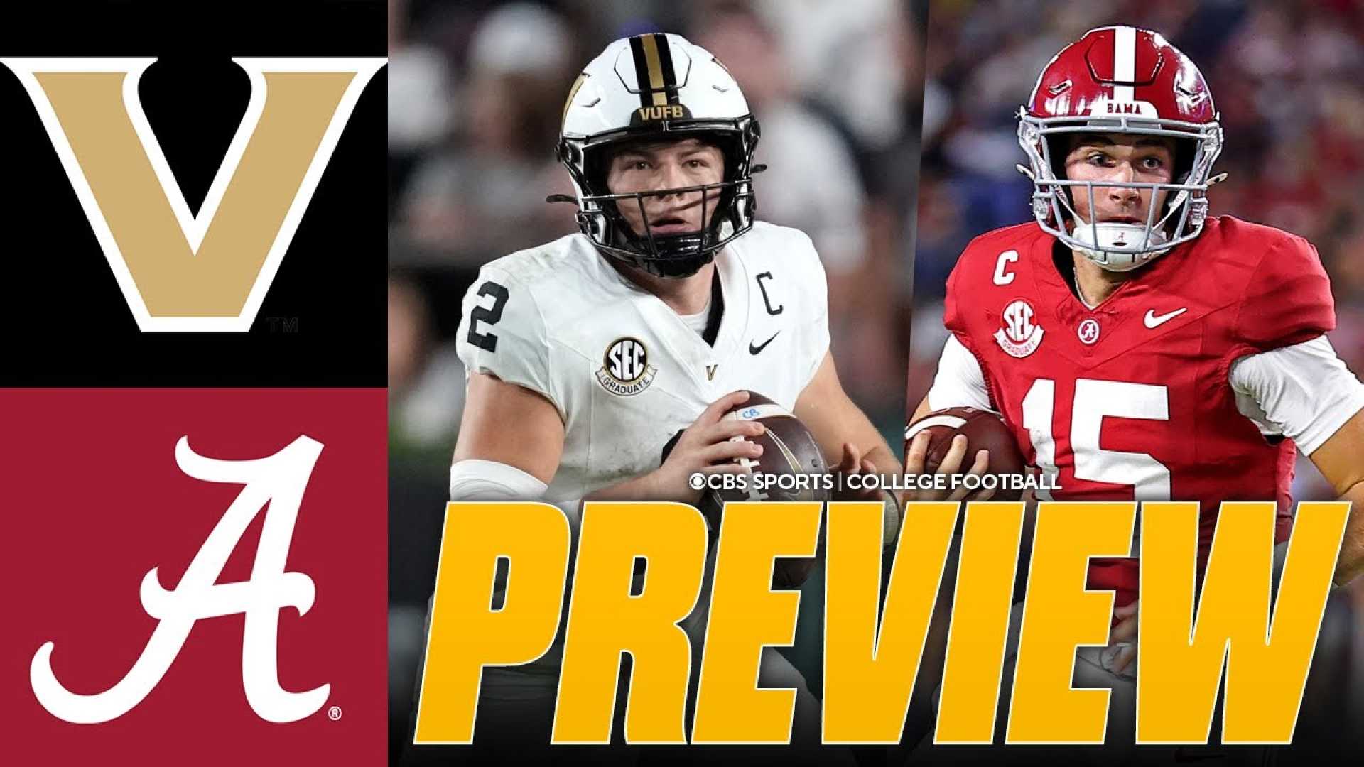 Vanderbilt Alabama College Football Matchup