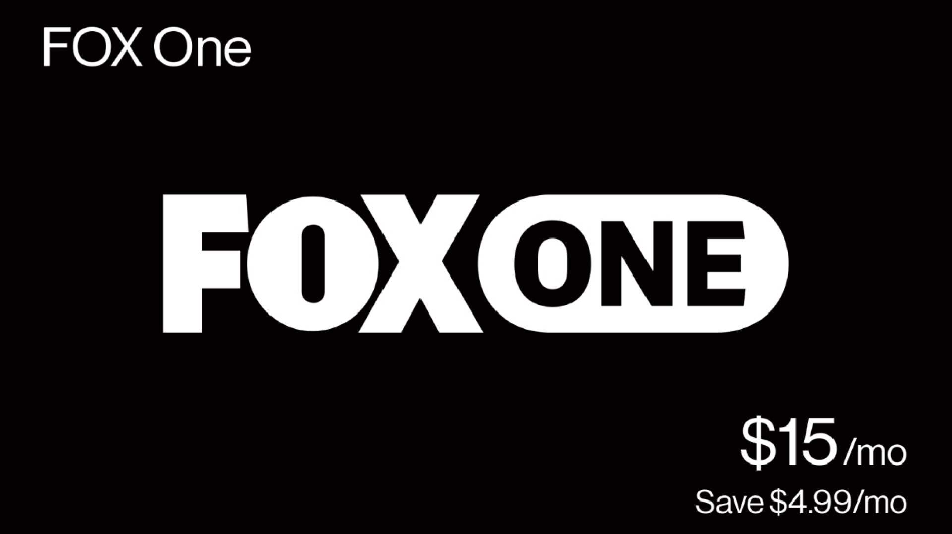 Verizon Fox One Streaming Service