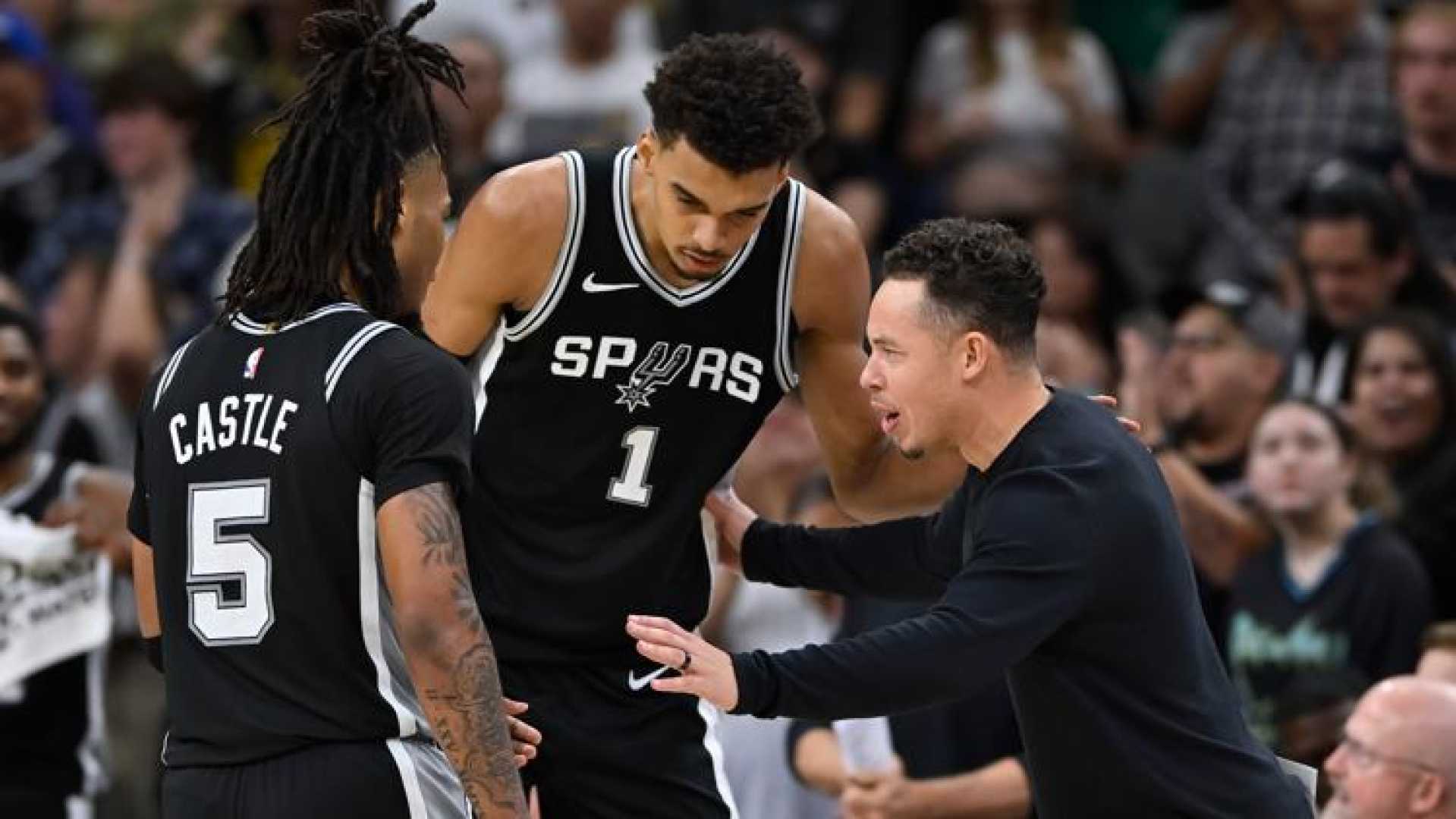 Victor Wembanyama Stepon Castle San Antonio Spurs