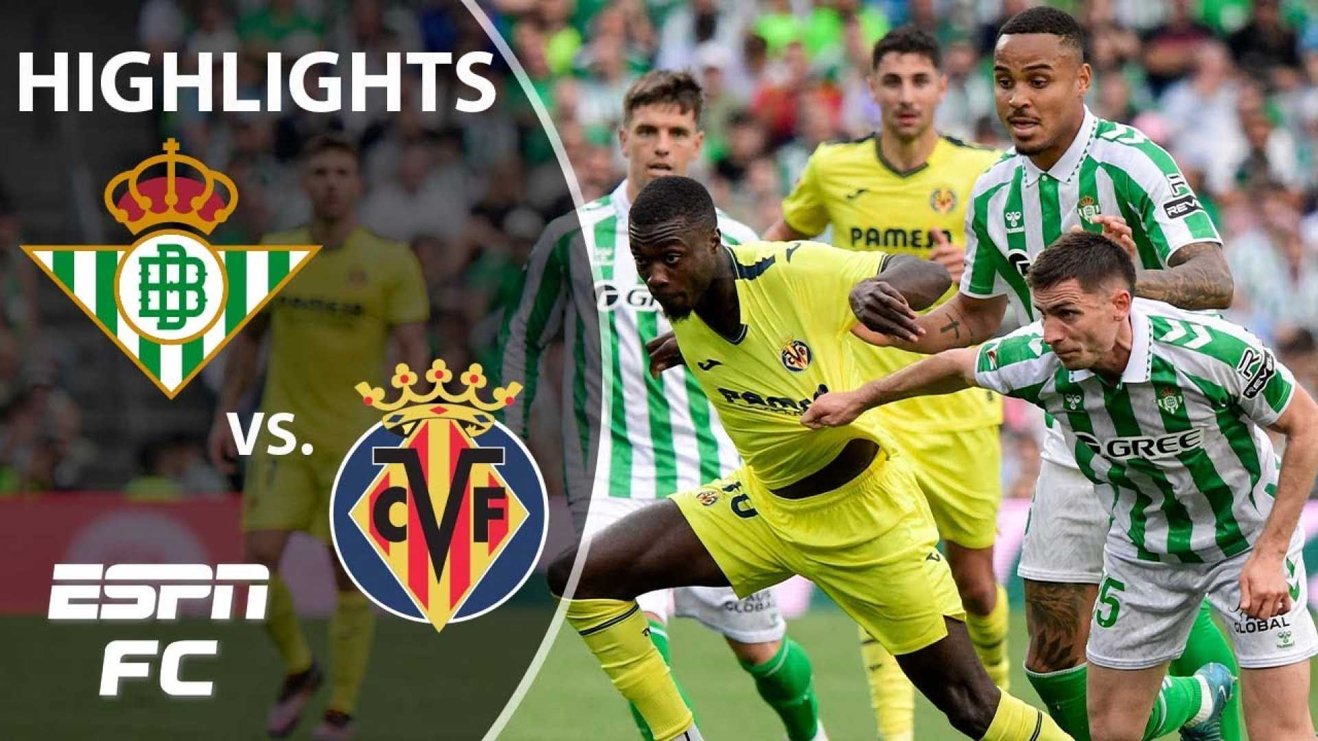 Villarreal Real Betis Laliga Match