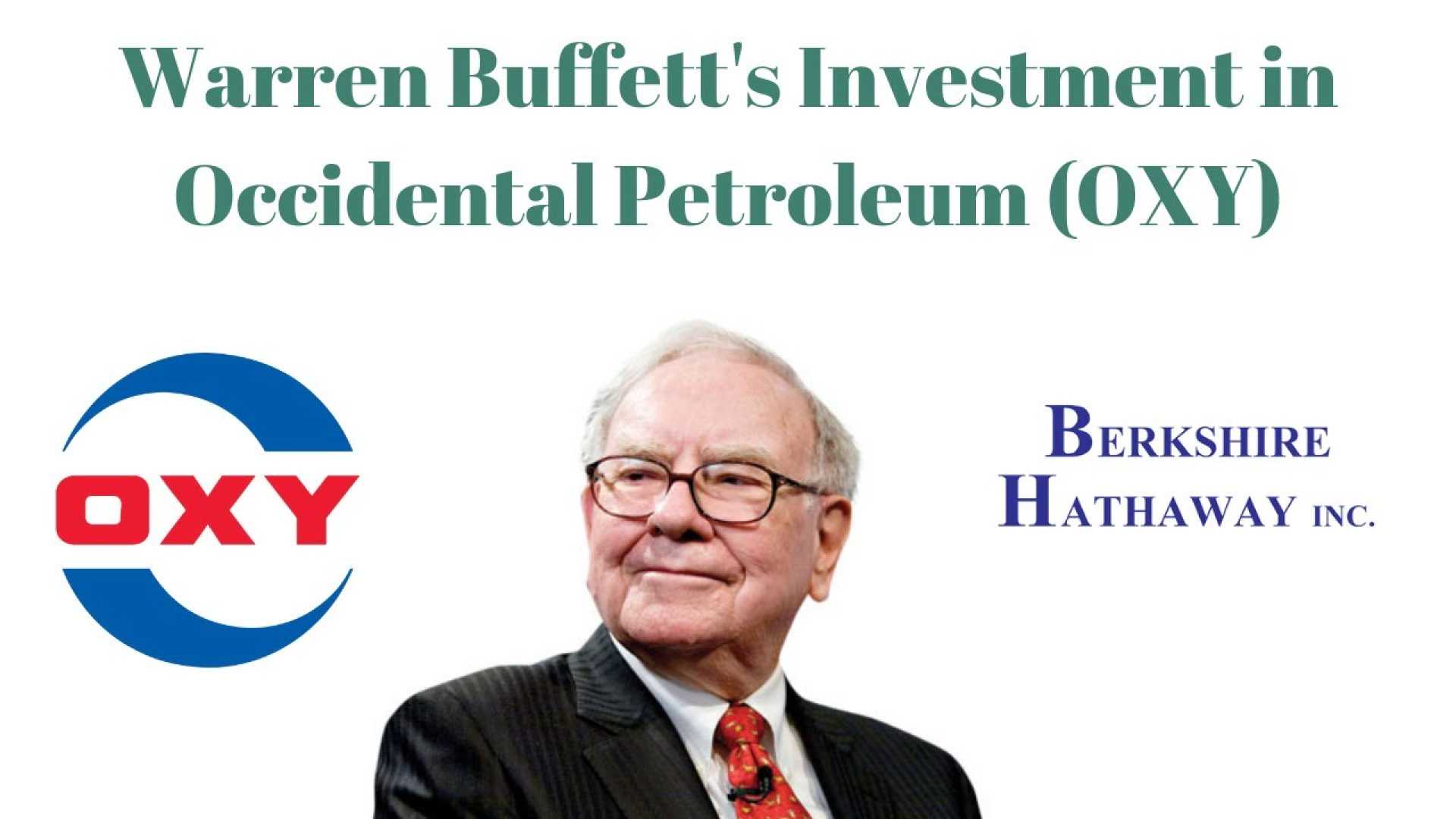 Warren Buffett Berkshire Hathaway Occidental Petroleum
