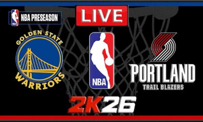 Warriors Blazers Nba Preseason Matchup