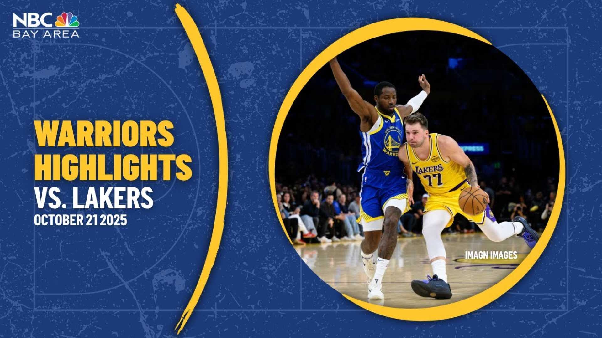 Warriors Lakers Game October 2025