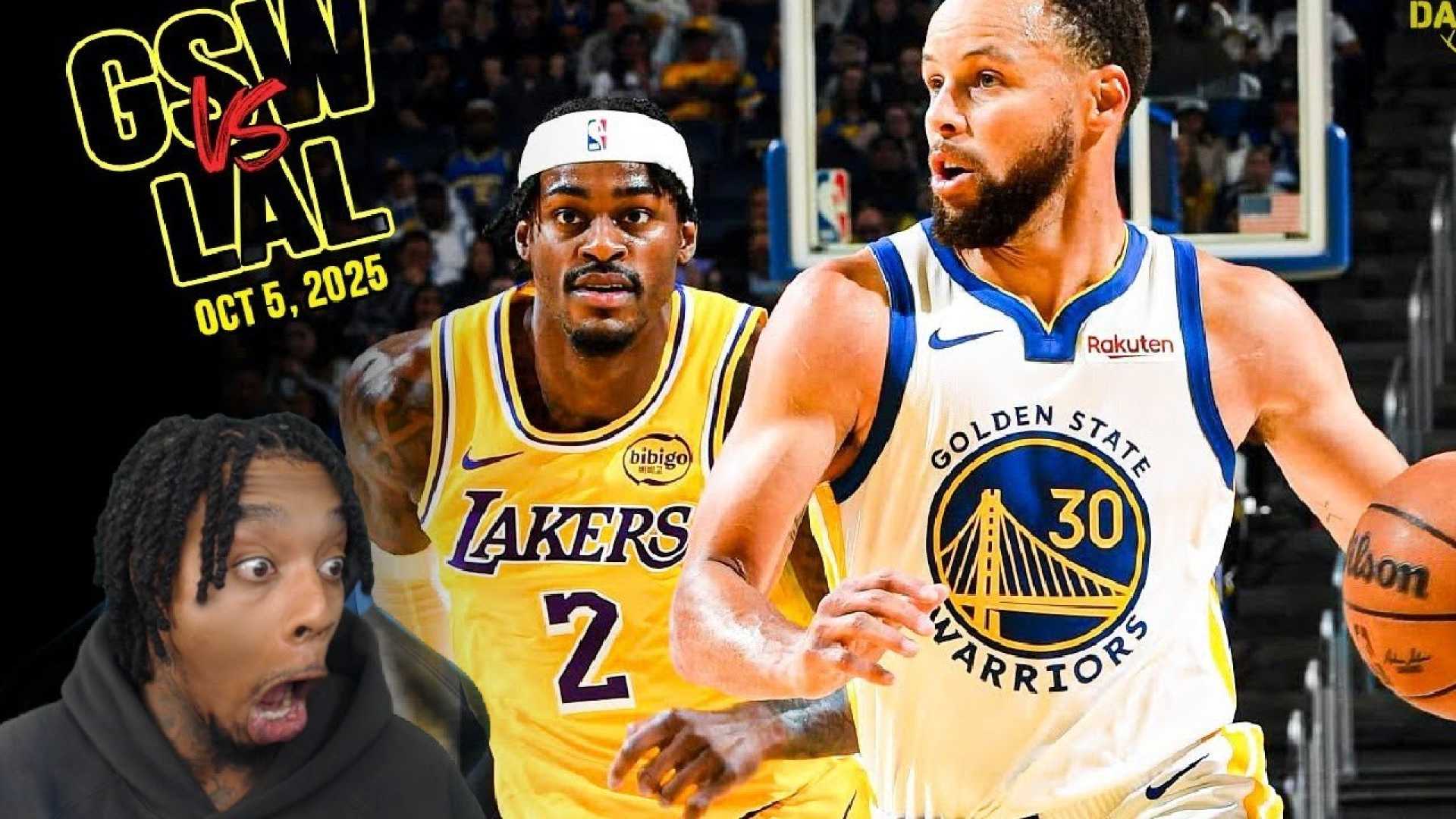 Warriors Lakers Preseason Game October 2025
