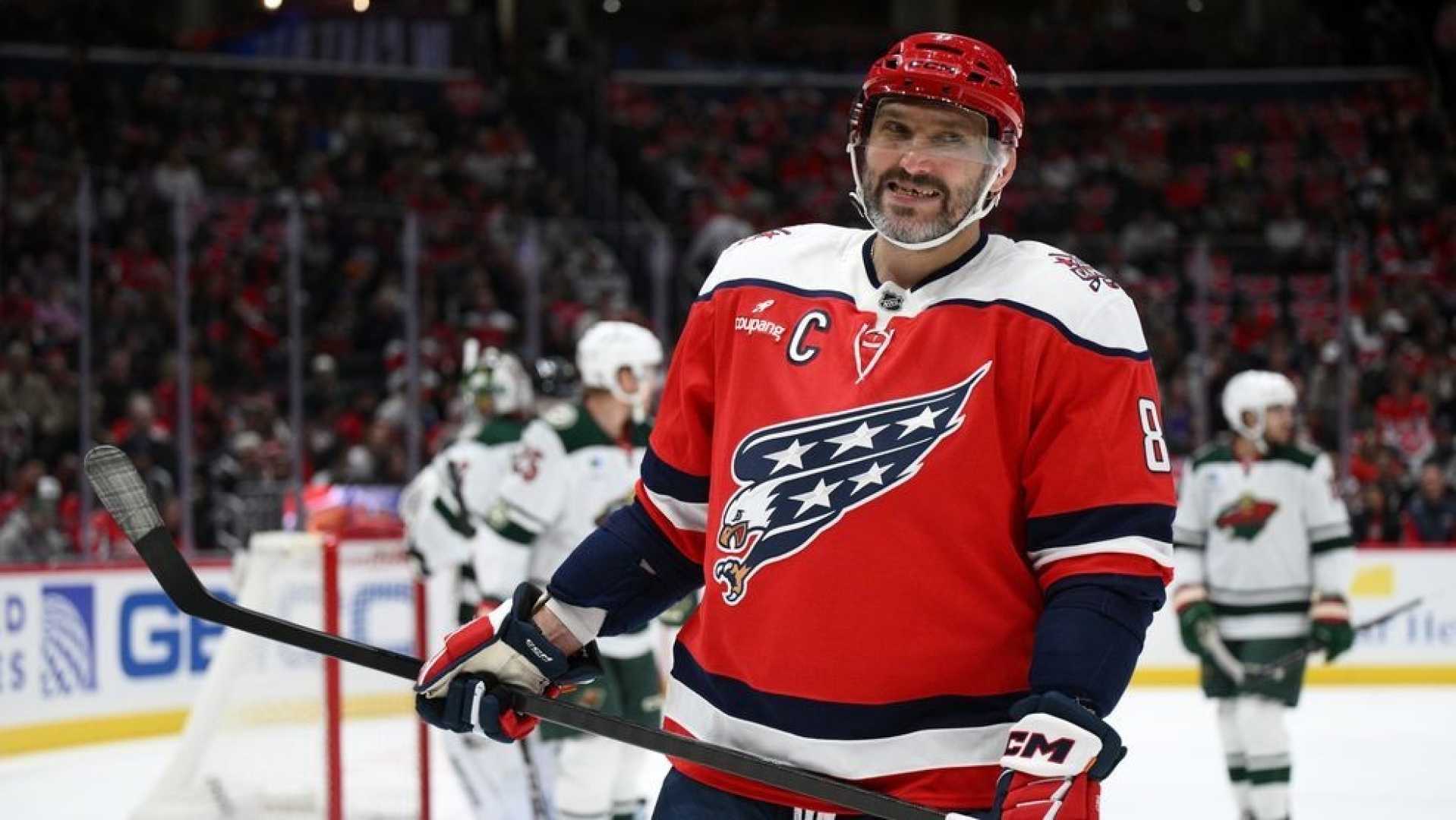 Washington Capitals Hockey Game Against Minnesota Wild