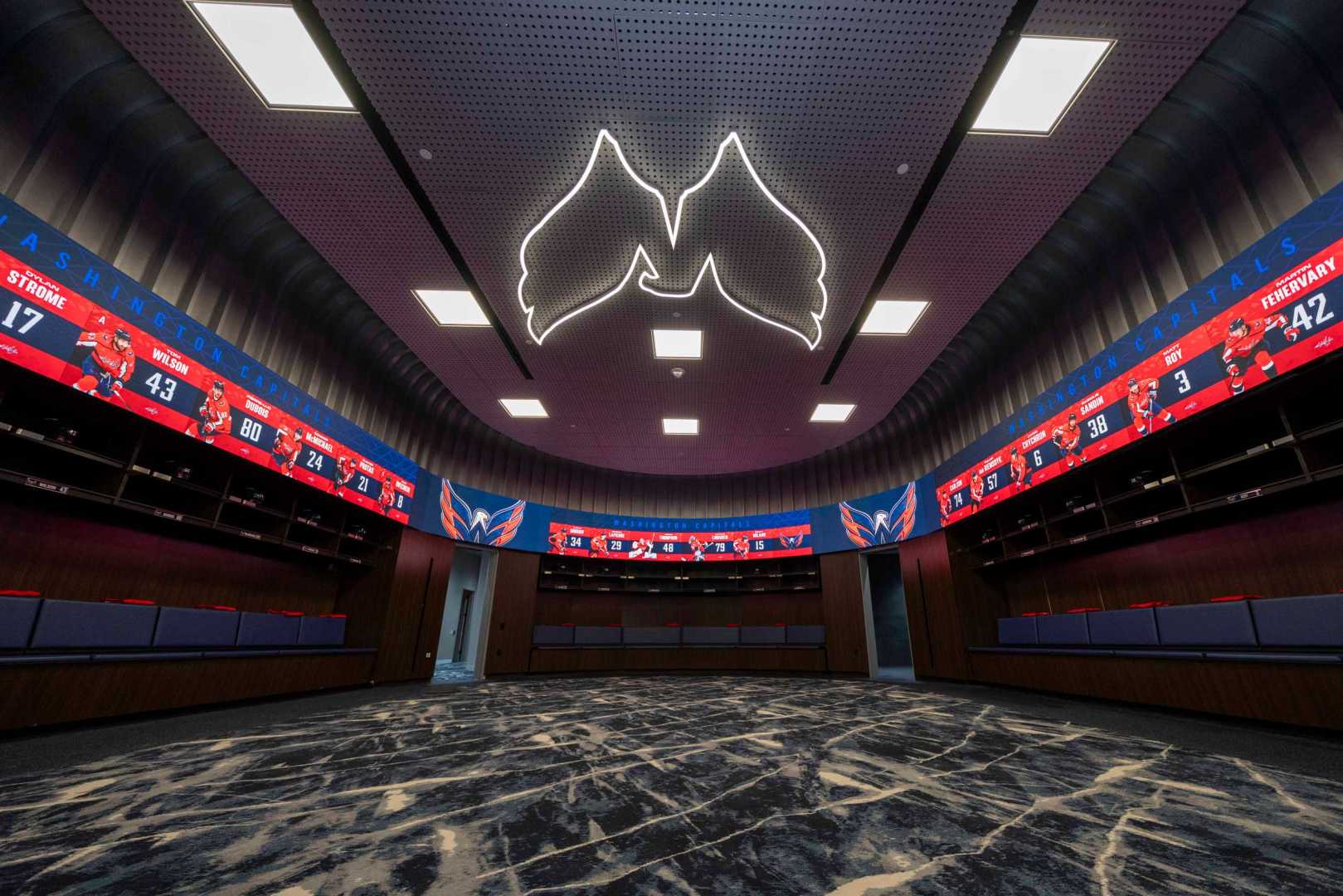 Washington Capitals Locker Room Transformation
