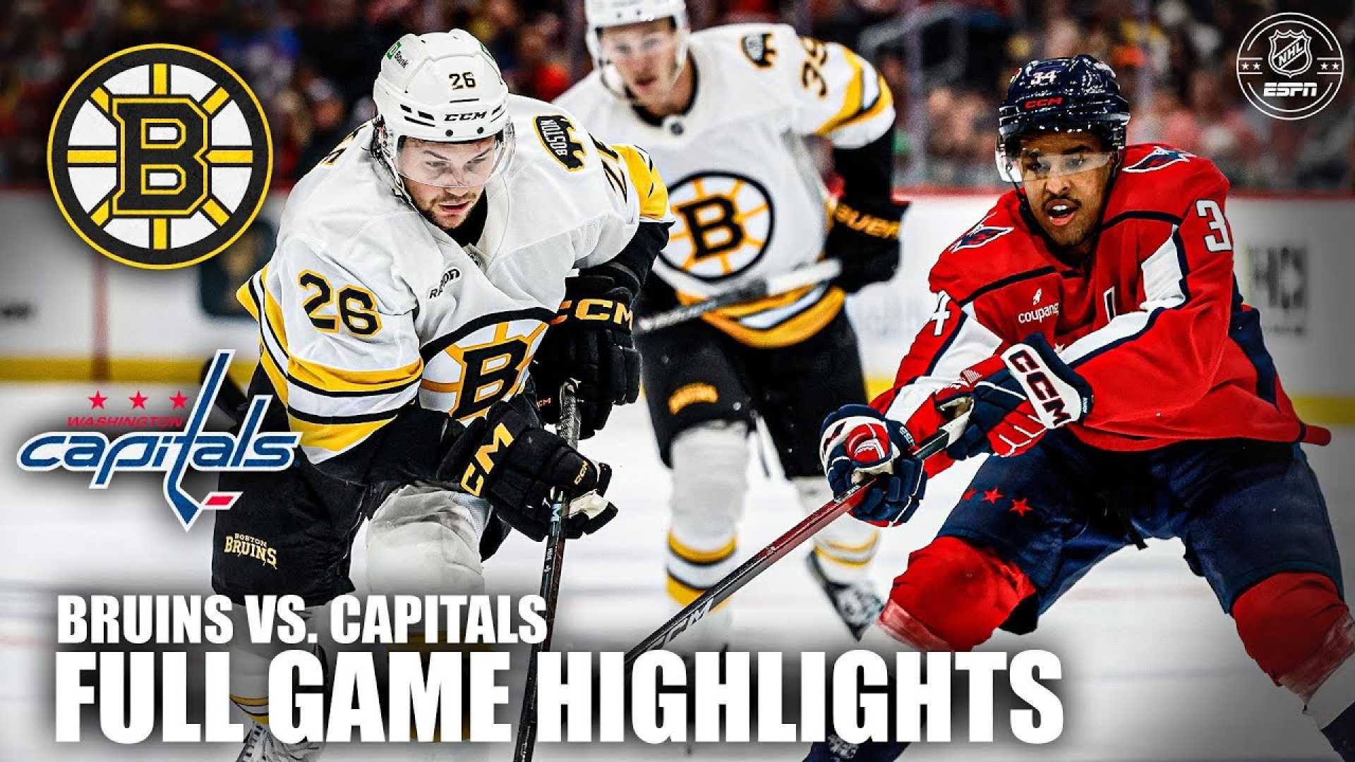 Washington Capitals Vs. Boston Bruins Nhl