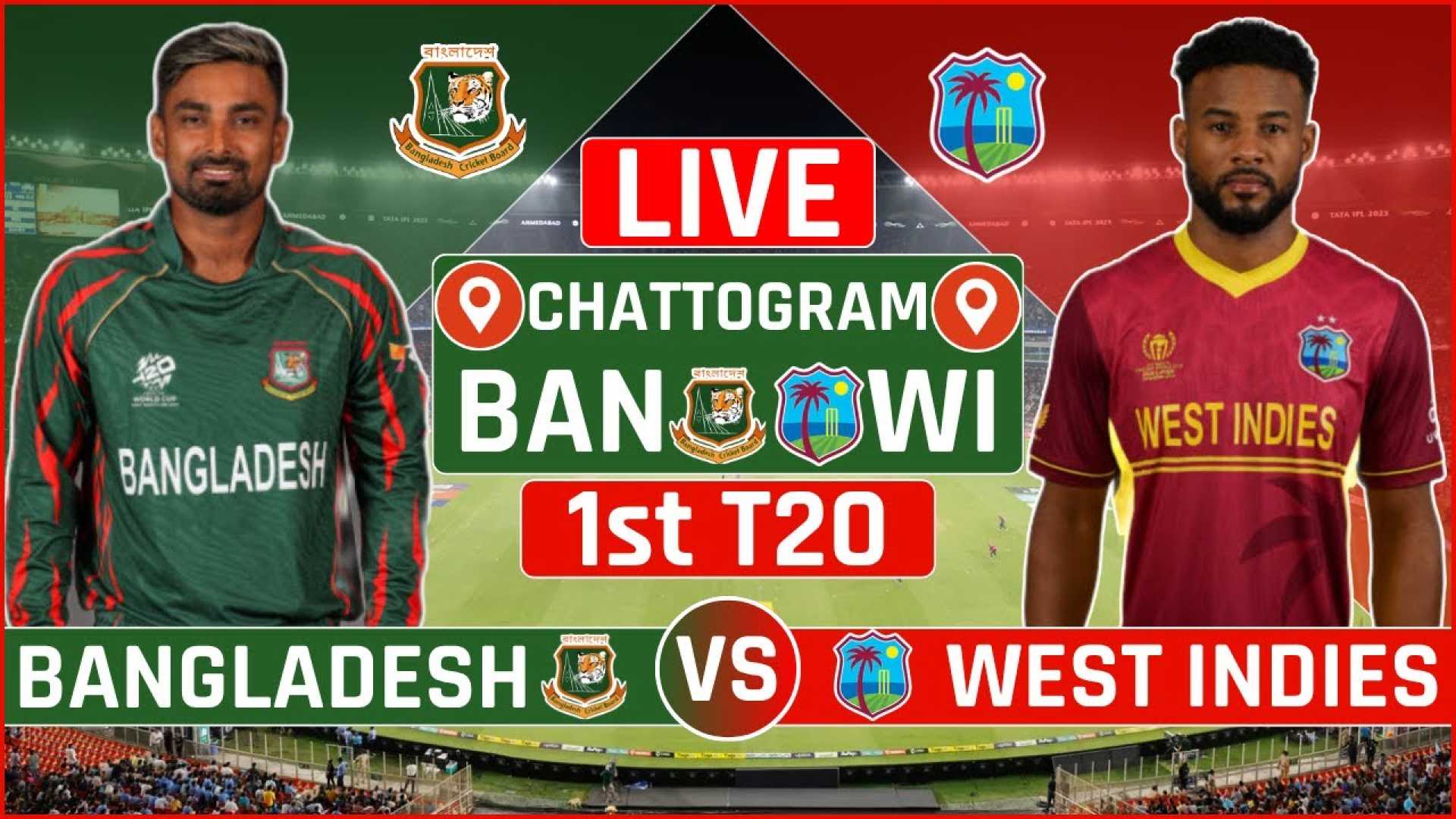 West Indies Bangladesh T20 Cricket