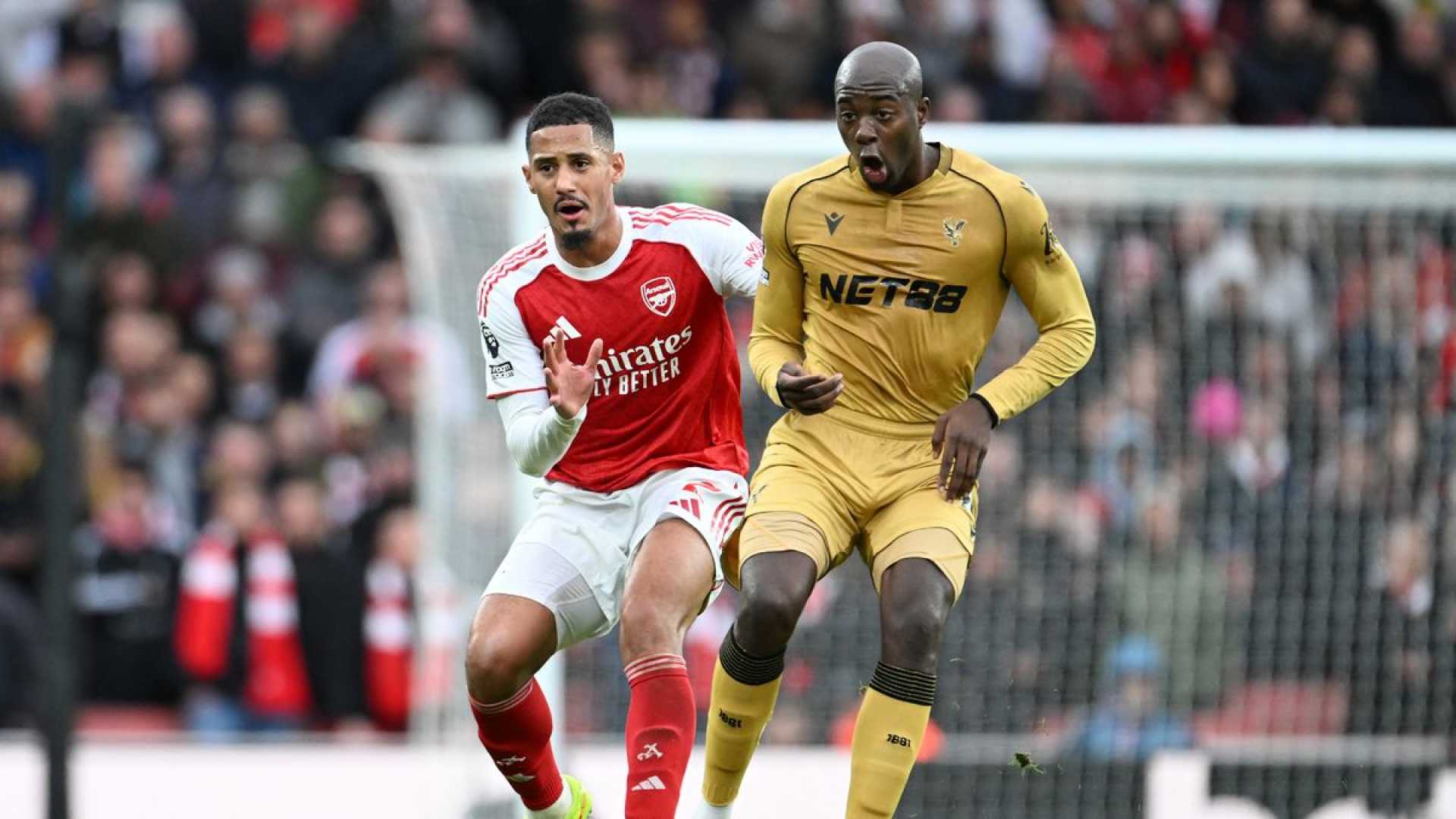 William Saliba Arsenal Crystal Palace