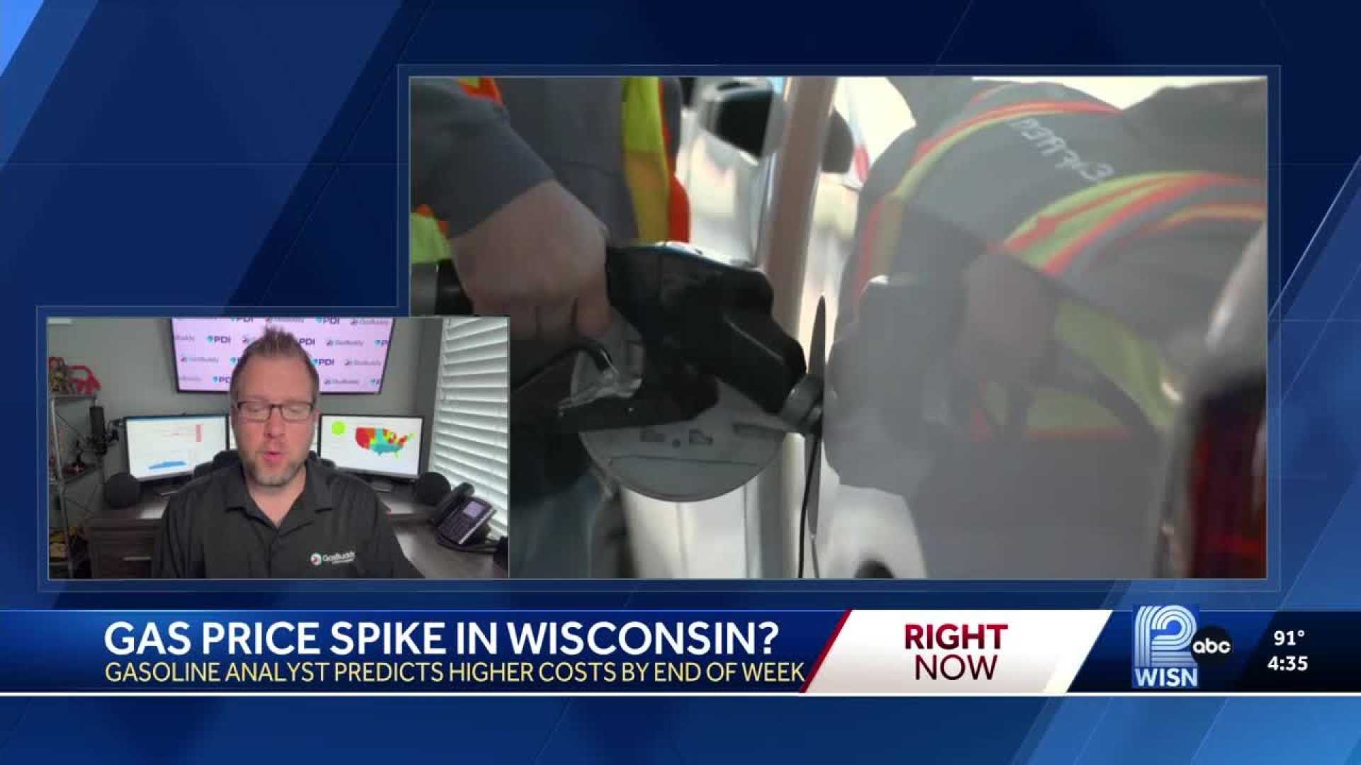 Wisconsin Gas Prices Increase Federal Shutdown