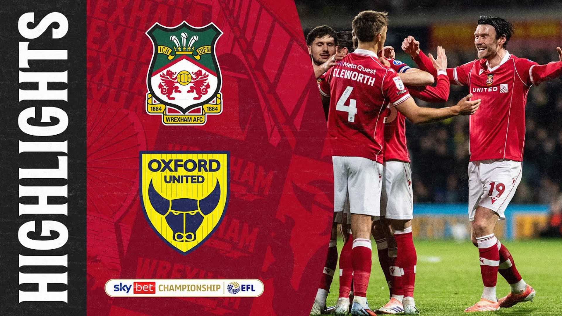 Wrexham Oxford United Championship Match