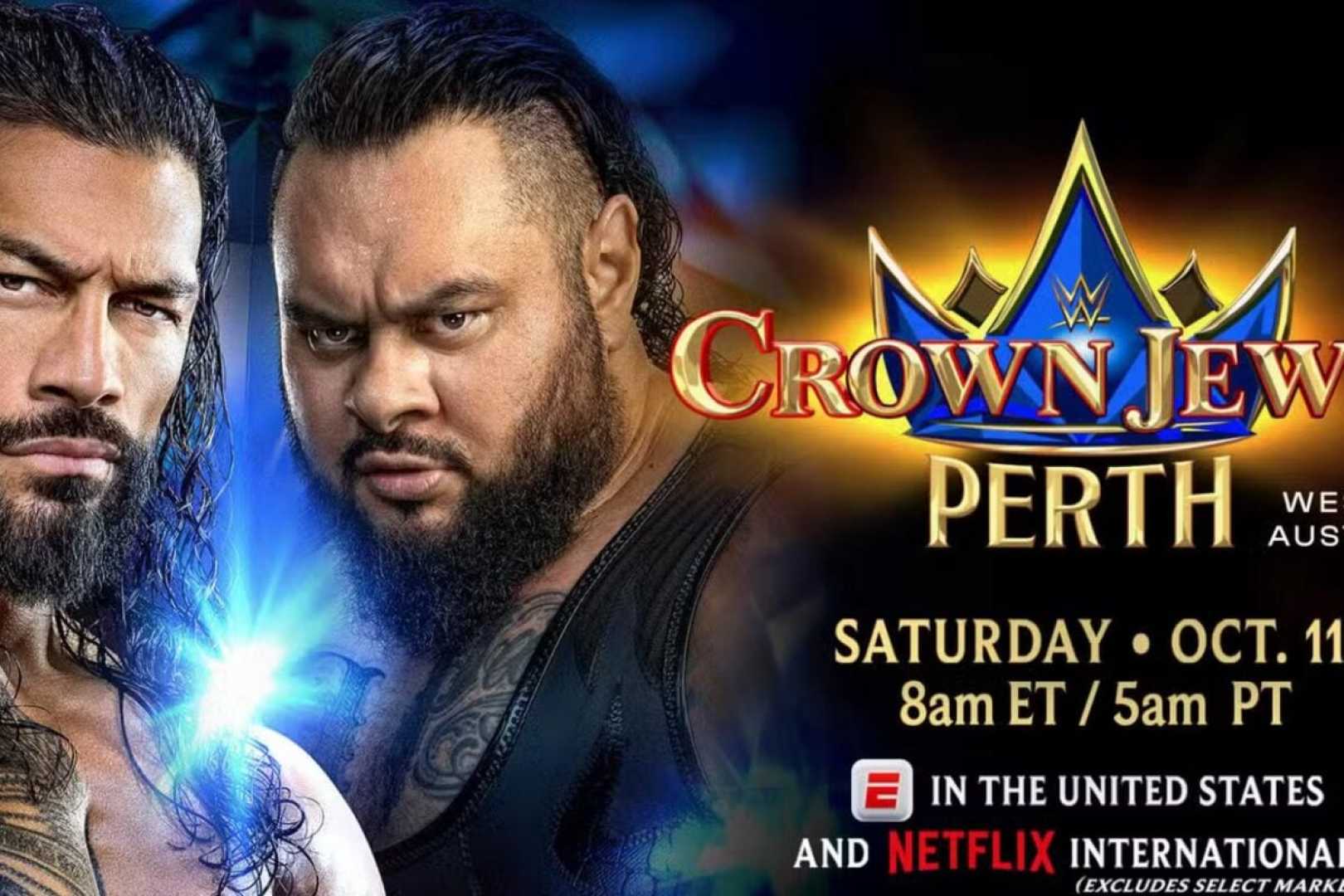 Wwe Crown Jewel Perth Wrestling Event