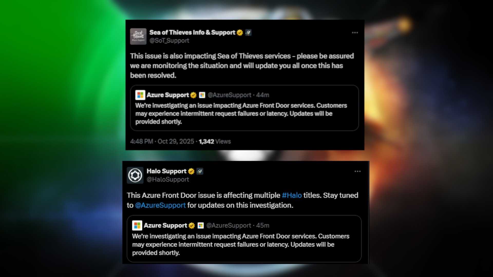 Xbox Outage October 29