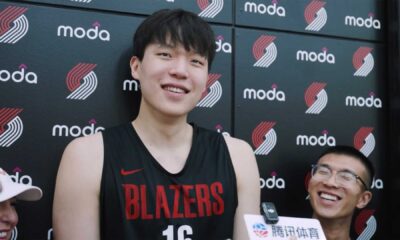 Yang Hansen Portland Trail Blazers Training Camp