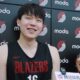 Yang Hansen Portland Trail Blazers Training Camp