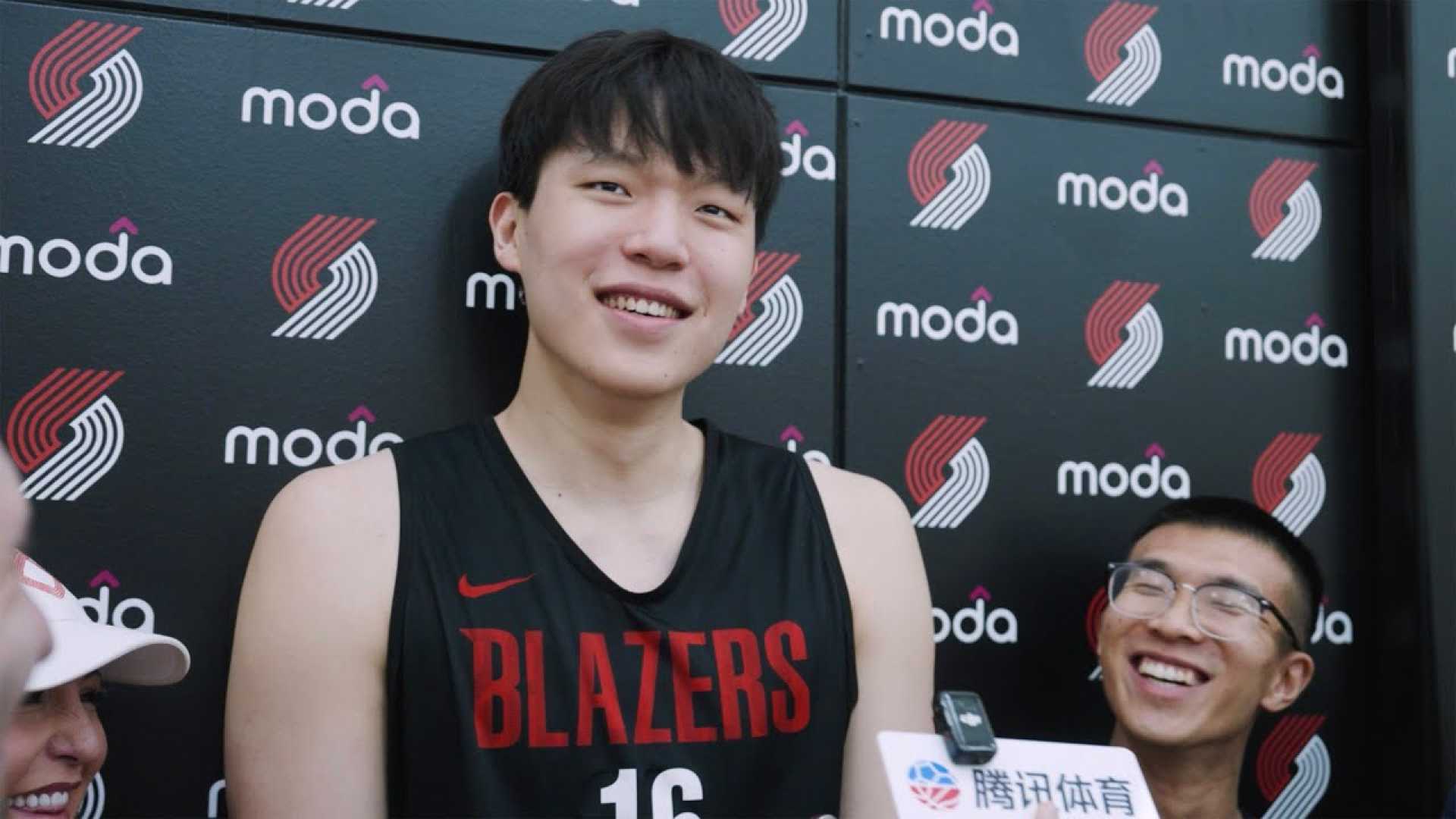 Yang Hansen Portland Trail Blazers Training Camp