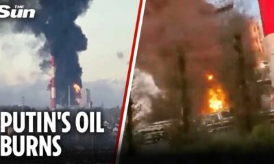 Yaroslavl Oil Refinery Fire