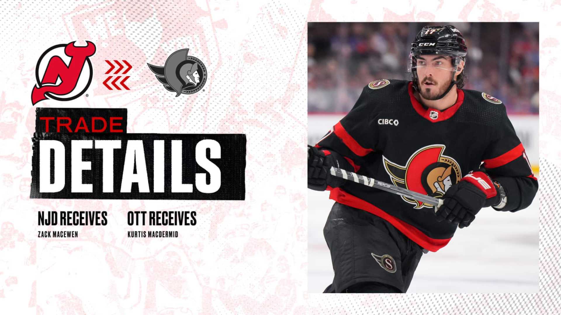 Zack Macewen Hockey Trade News
