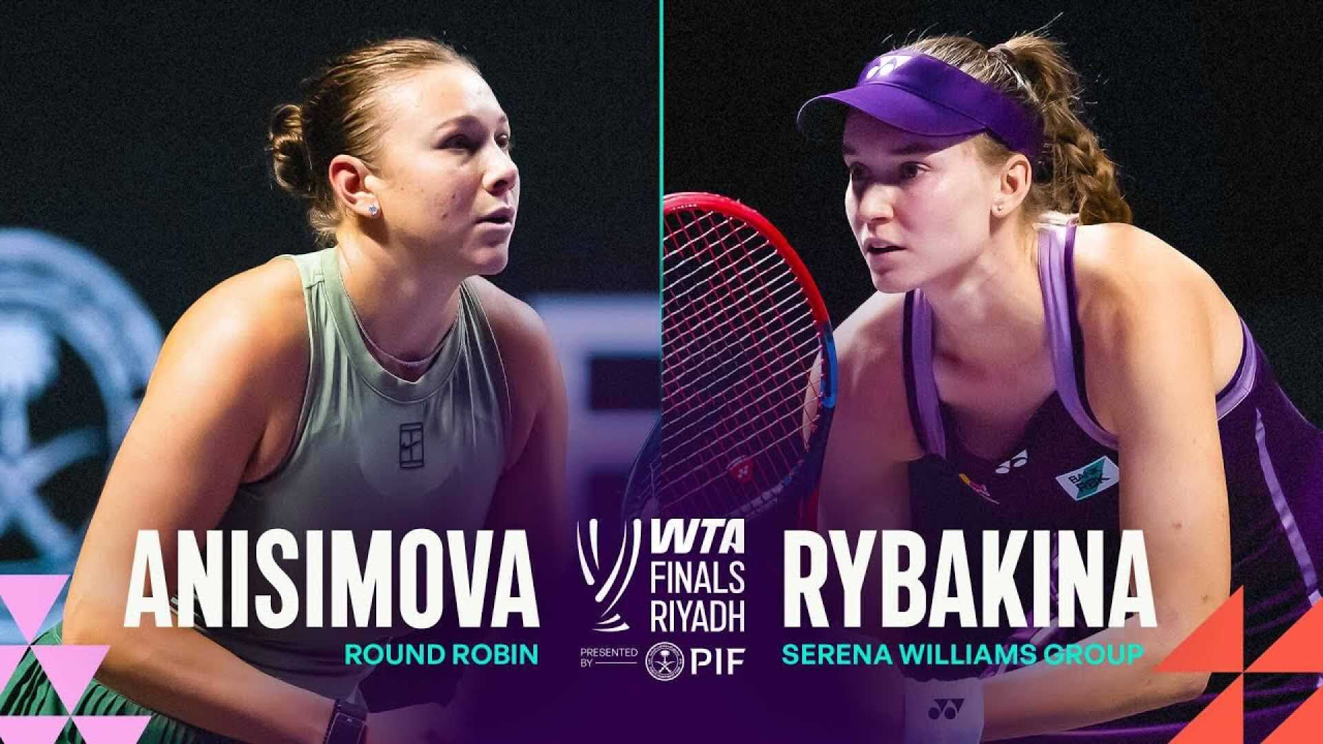 Amanda Anisimova Tennis Wta Finals