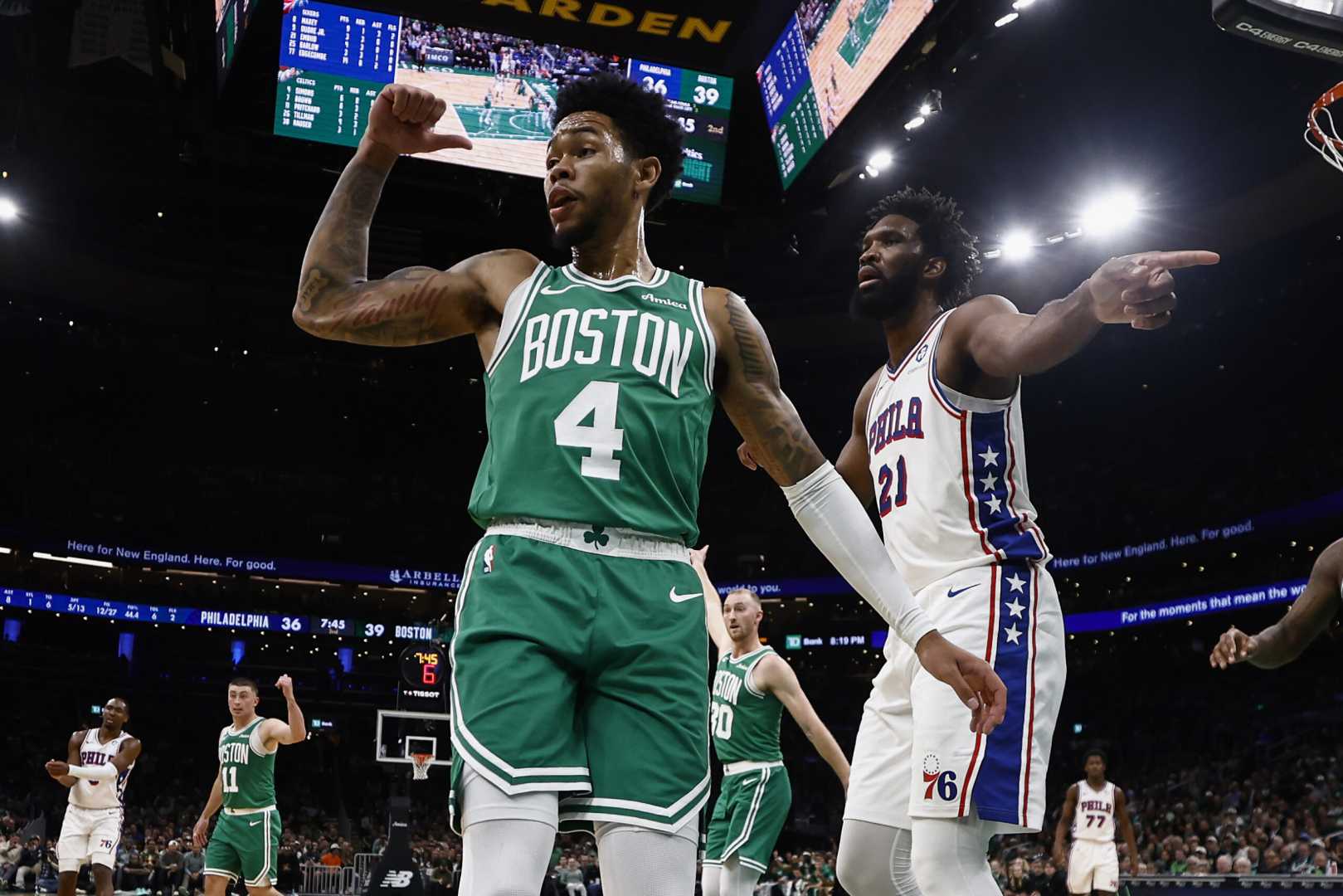 Anfernee Simons Boston Celtics Game
