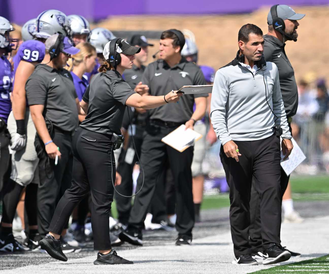 Anna Caruso Football Coach North Dakota