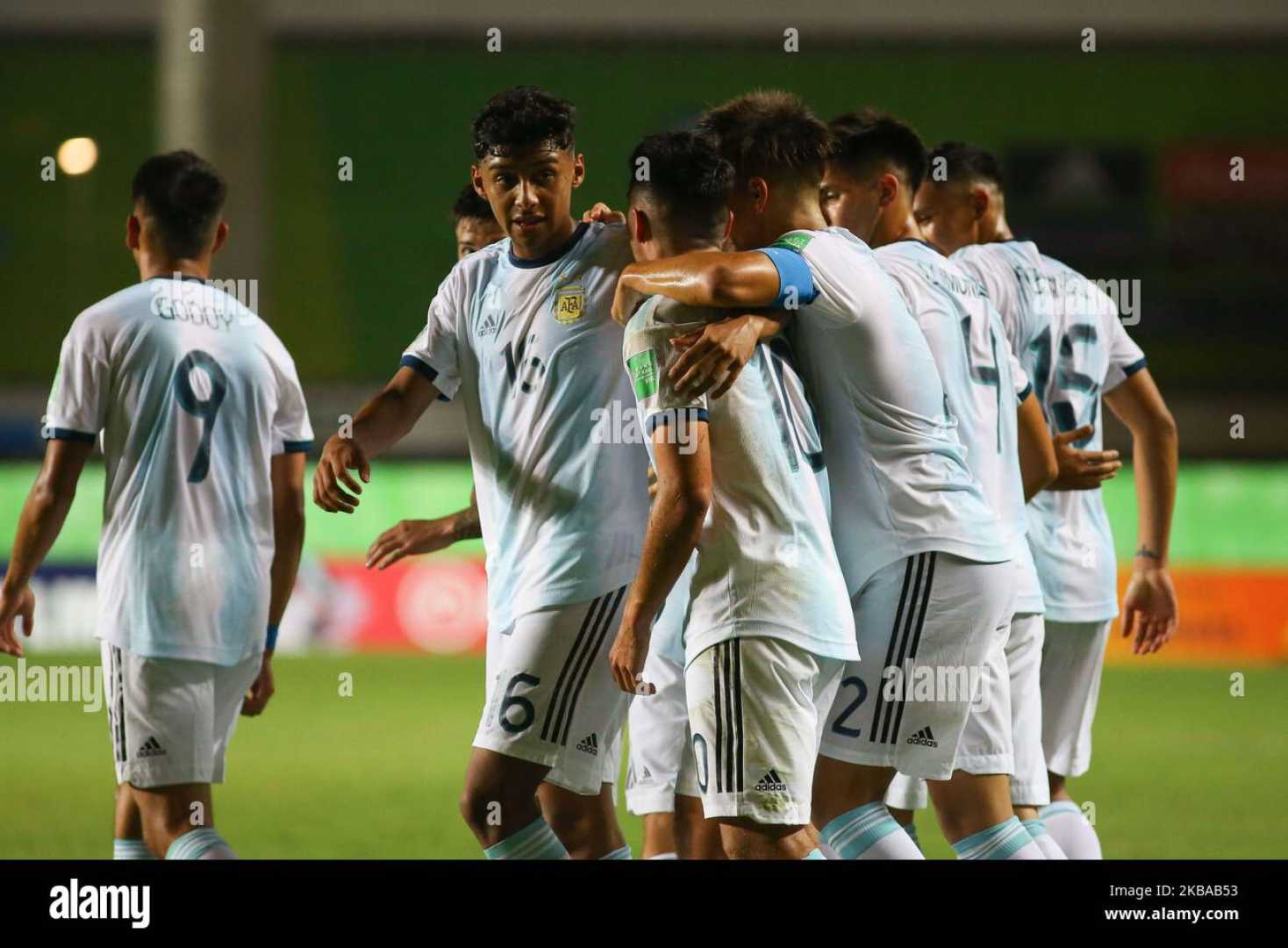Argentina U 17 Team Celebration