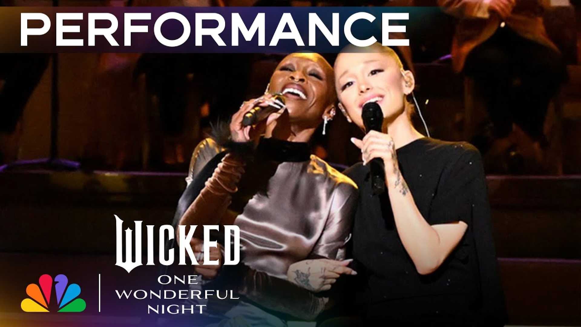 Ariana Grande Cynthia Erivo Wicked Performance