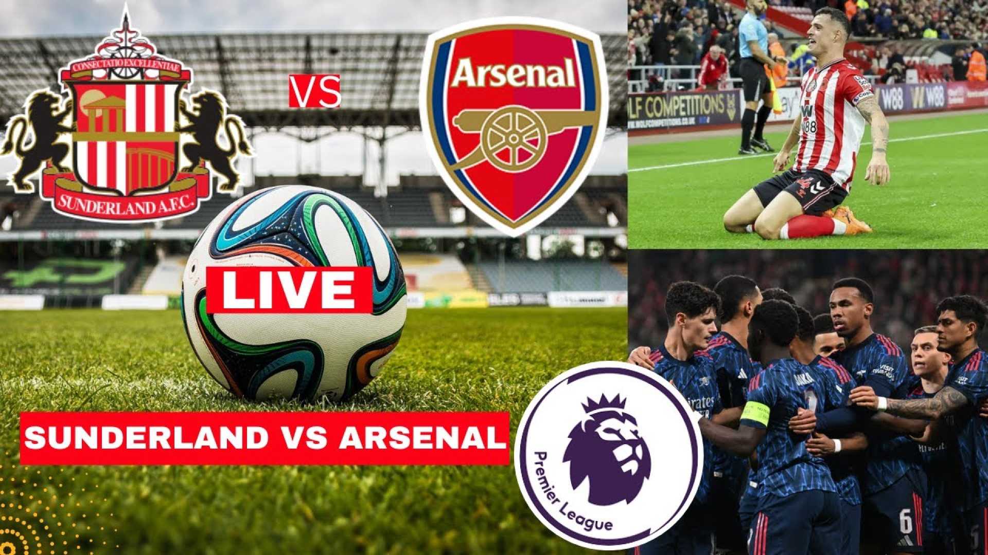 Arsenal Sunderland Premier League Match