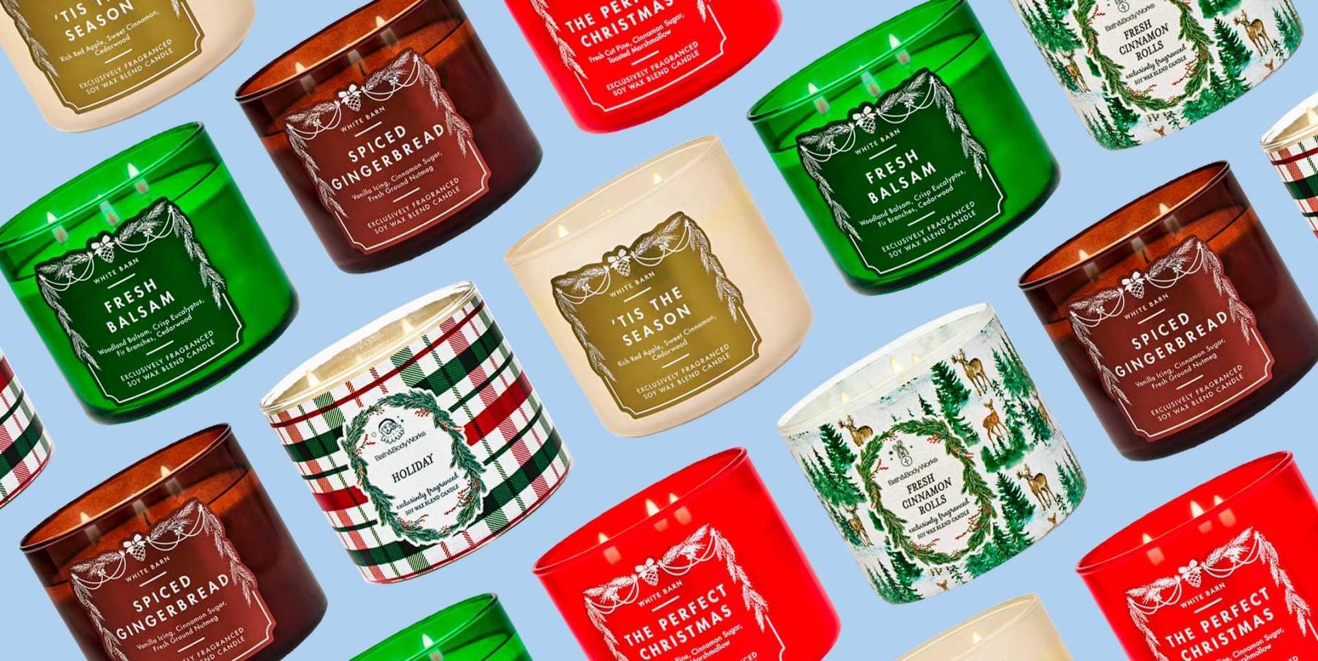 Bath & Body Works Holiday Candles