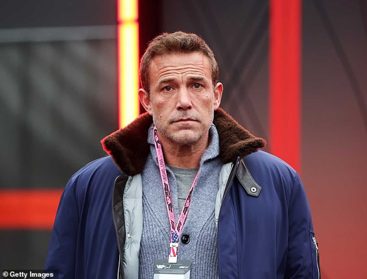 Ben Affleck Las Vegas Formula One Grand Prix