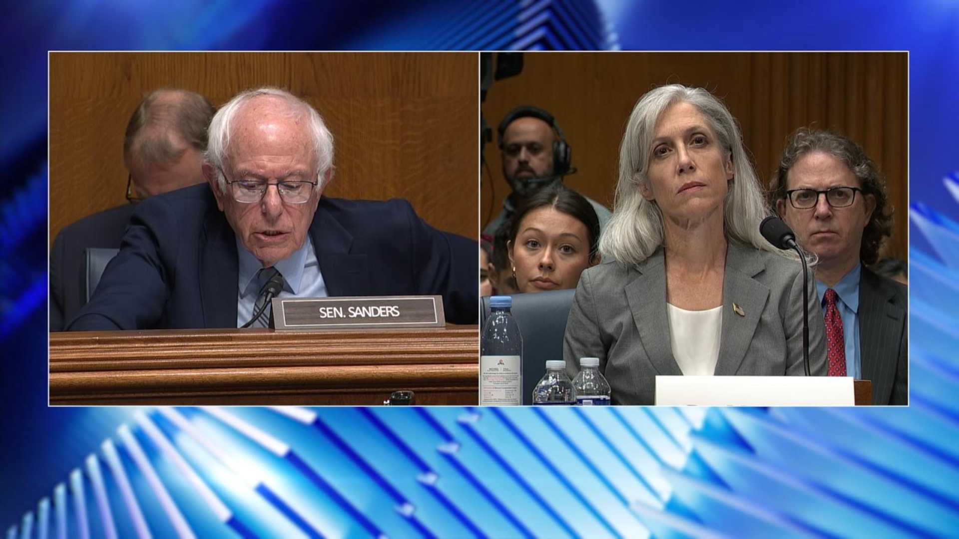 Bernie Sanders Senate Hearing