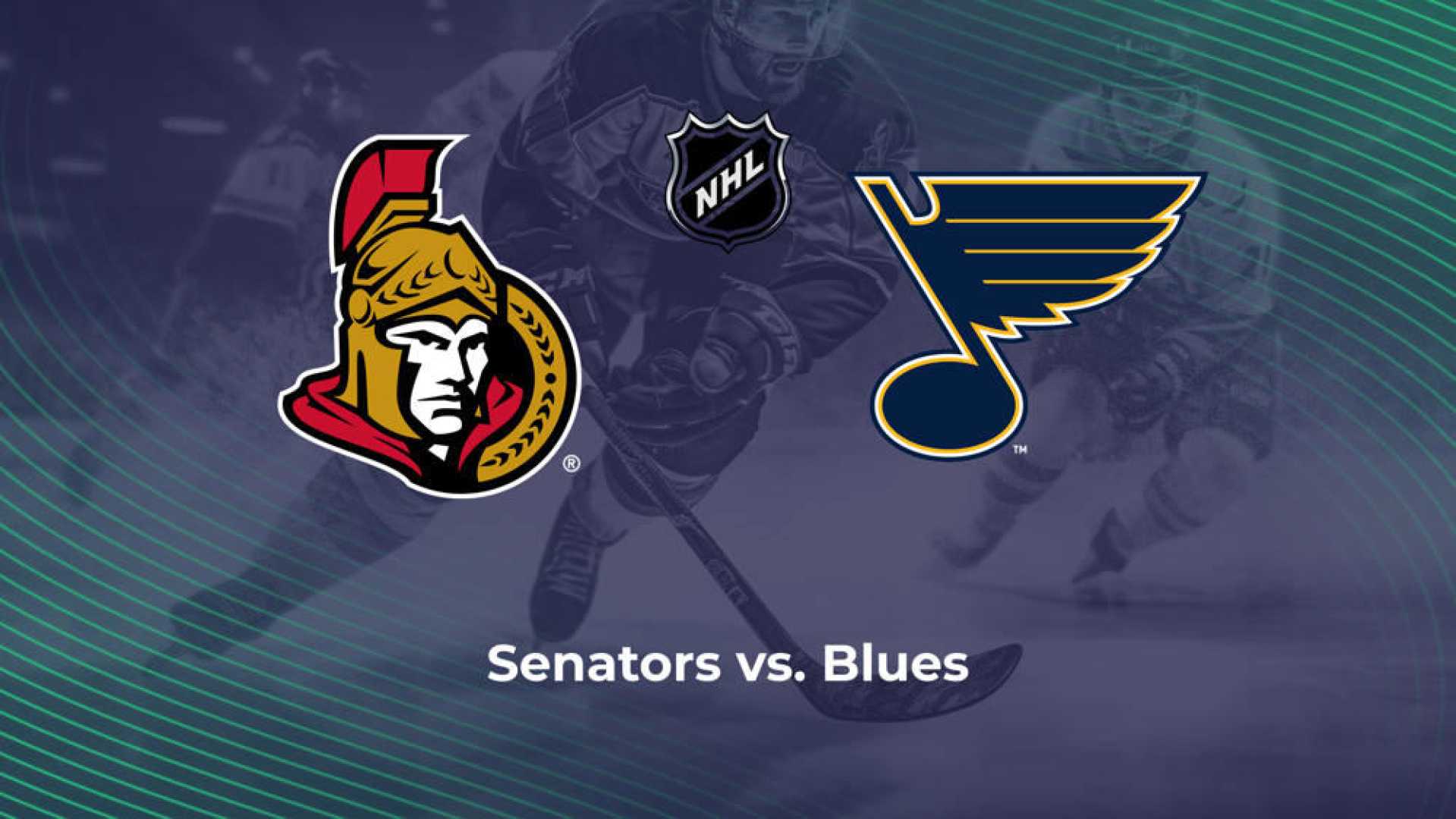 Blues Senators Hockey Matchup