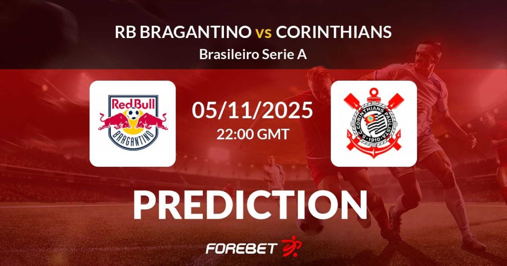 Bragantino Vs Corinthians Football Match