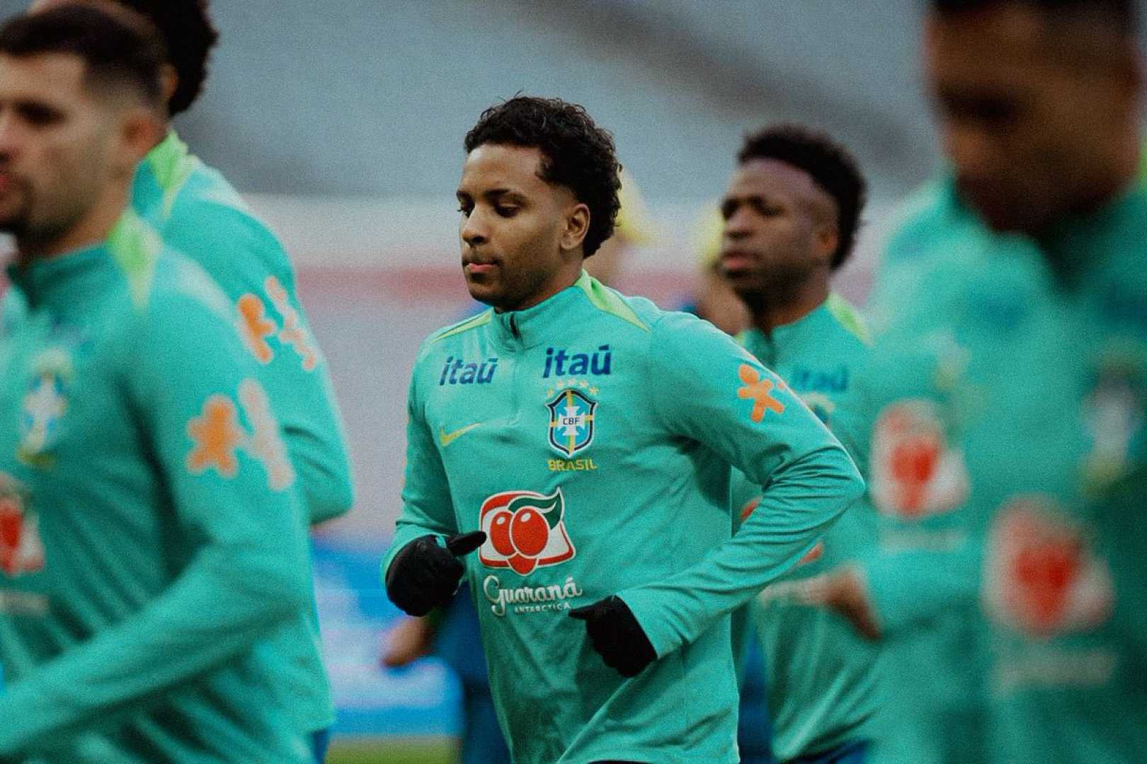 Brazilian National Football Team In Lille