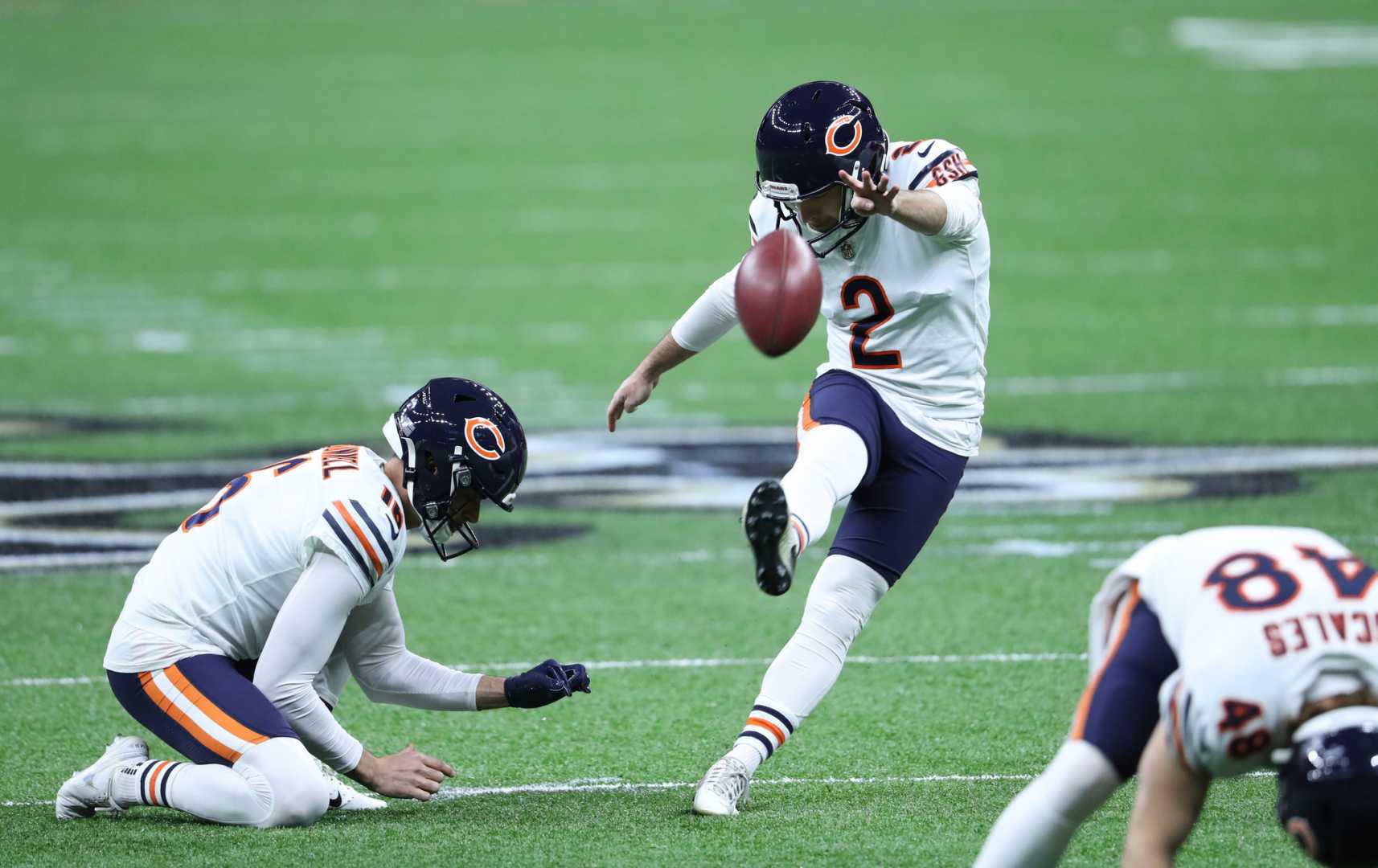 Cairo Santos Kicking Football
