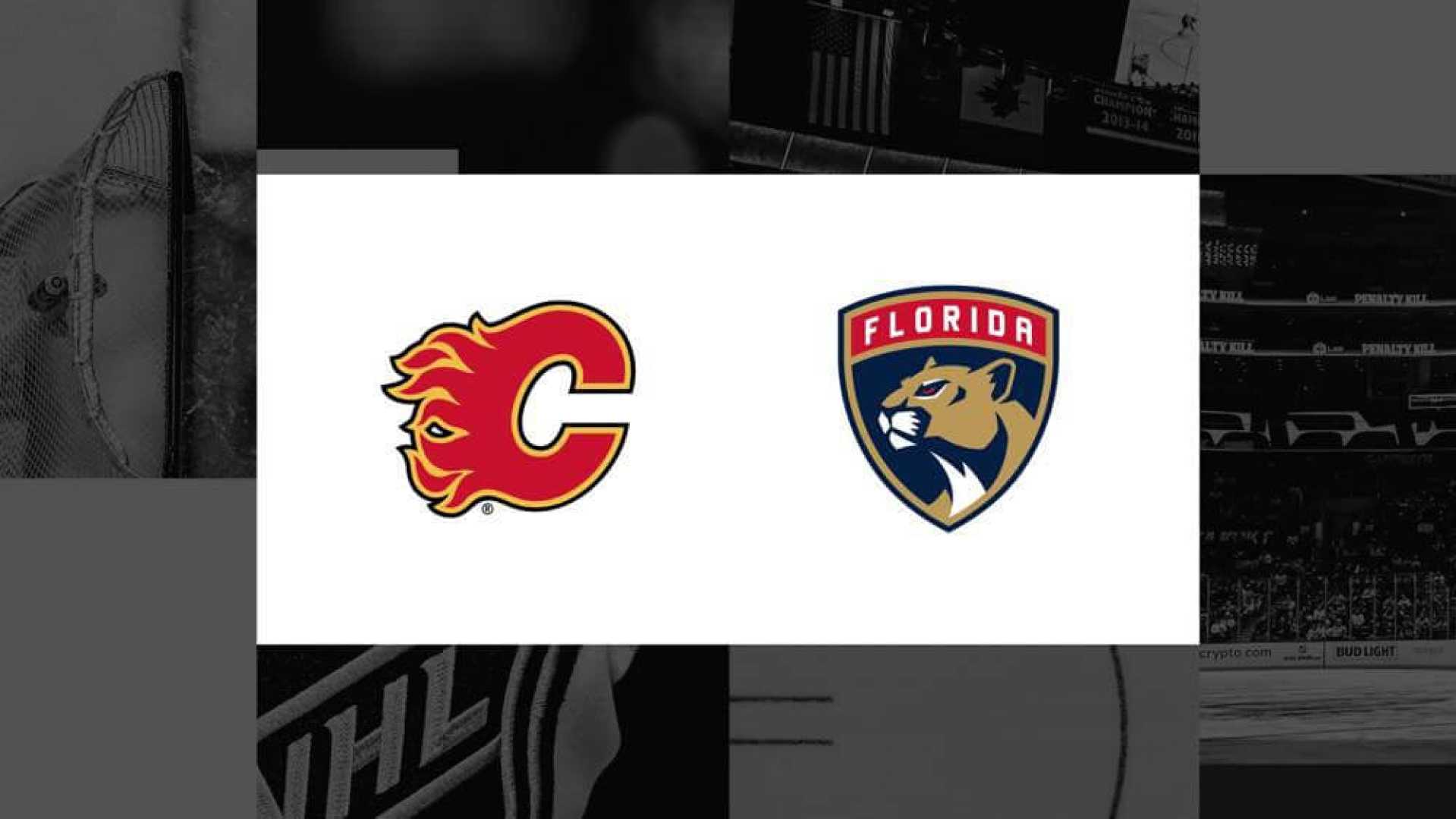 Calgary Flames Vs Florida Panthers Hockey