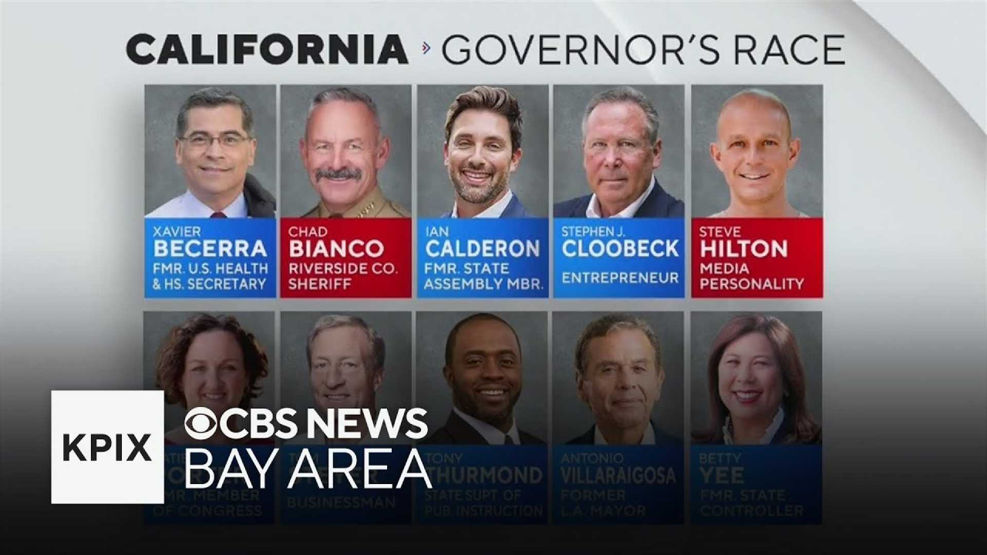 California Governor Race Candidates
