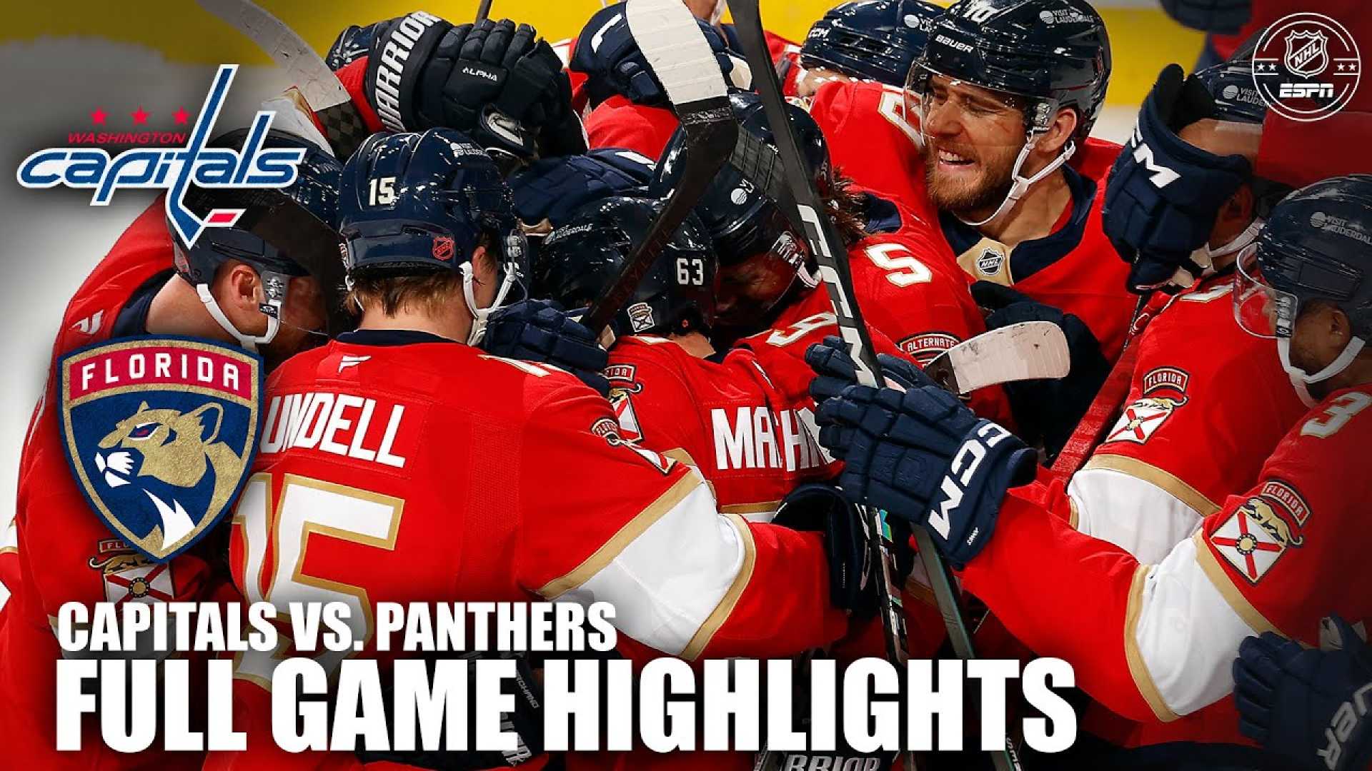 Capitals Vs Panthers Hockey Game