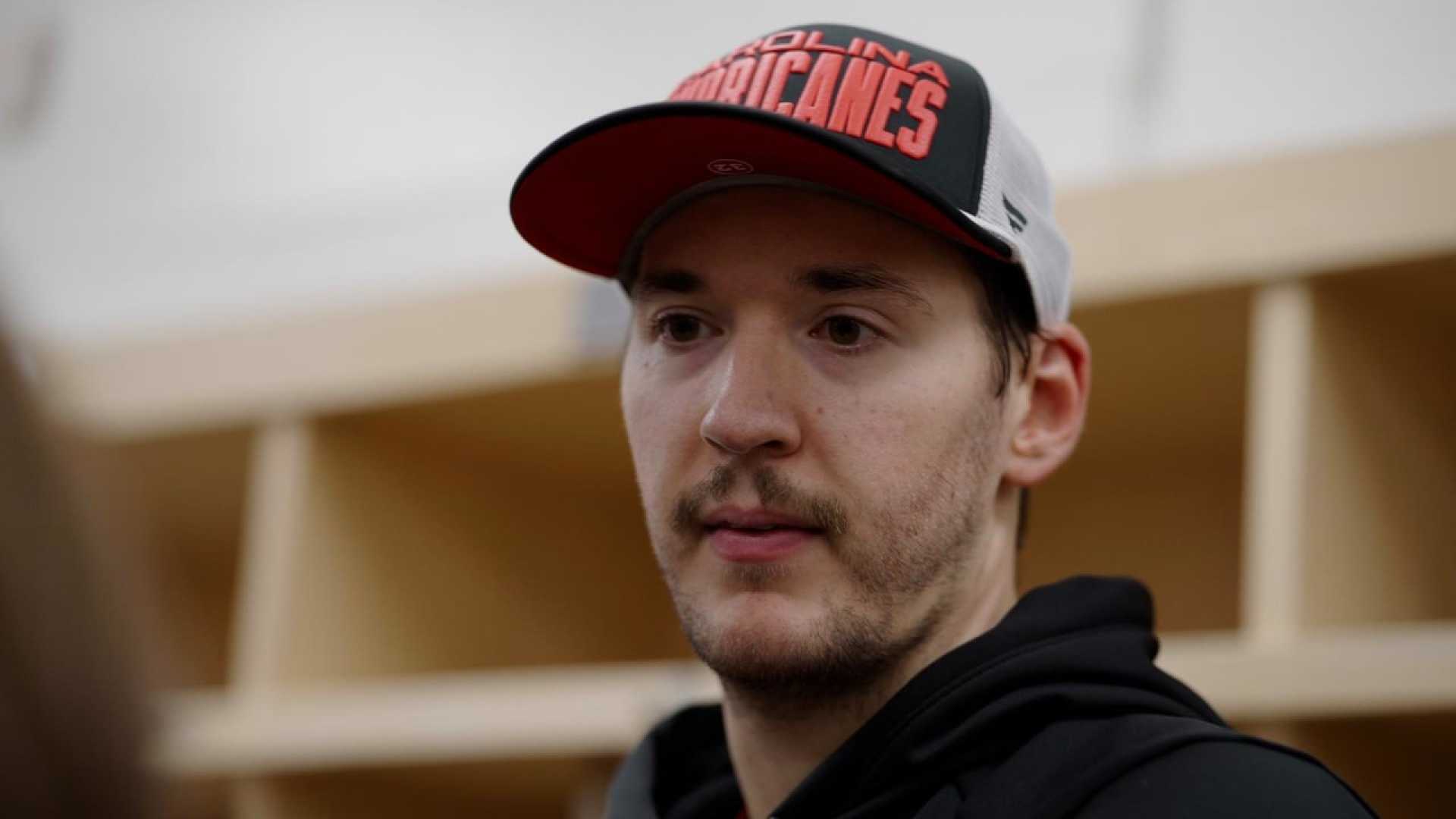 Carolina Hurricanes Logo And Brandon Bussi