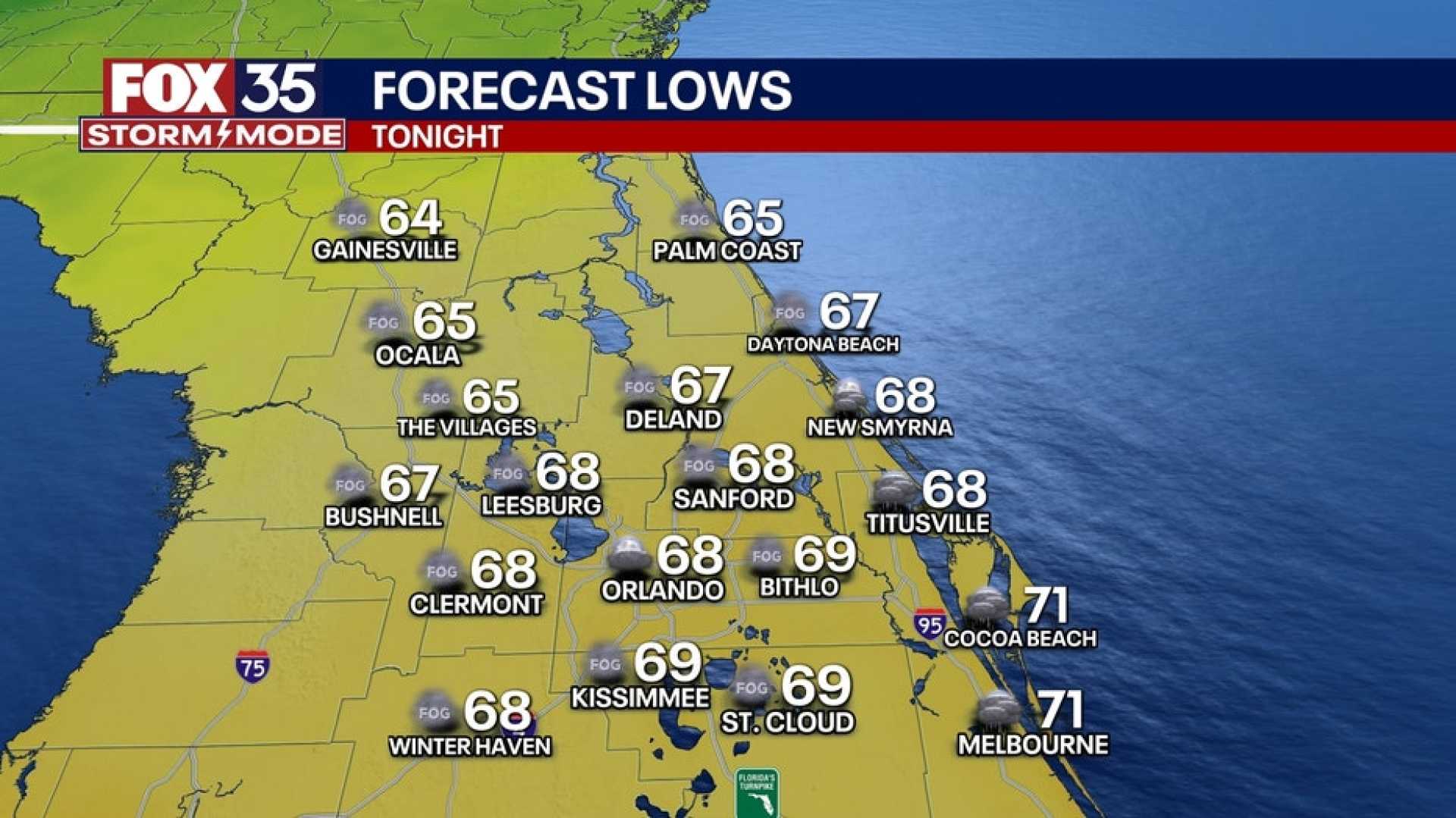 Central Florida Weather Forecast