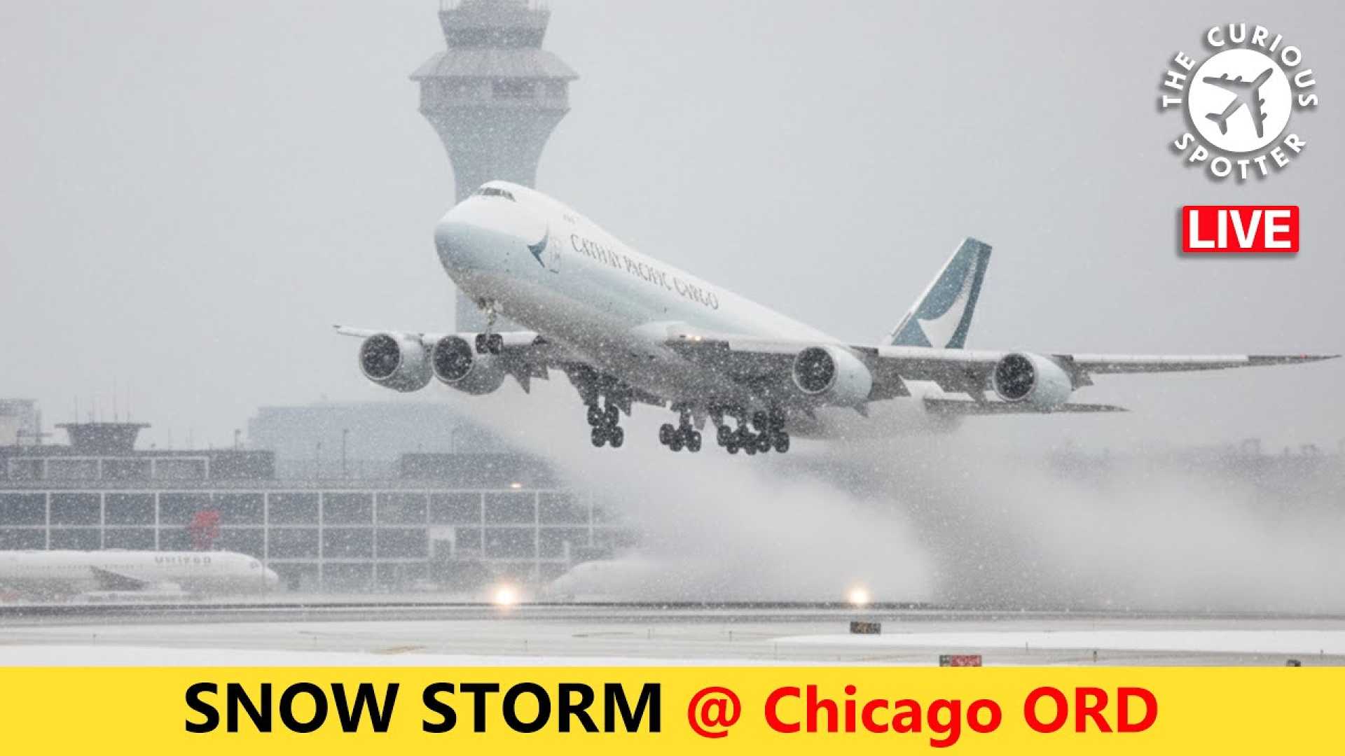 Chicago Snowstorm O'hare Airport