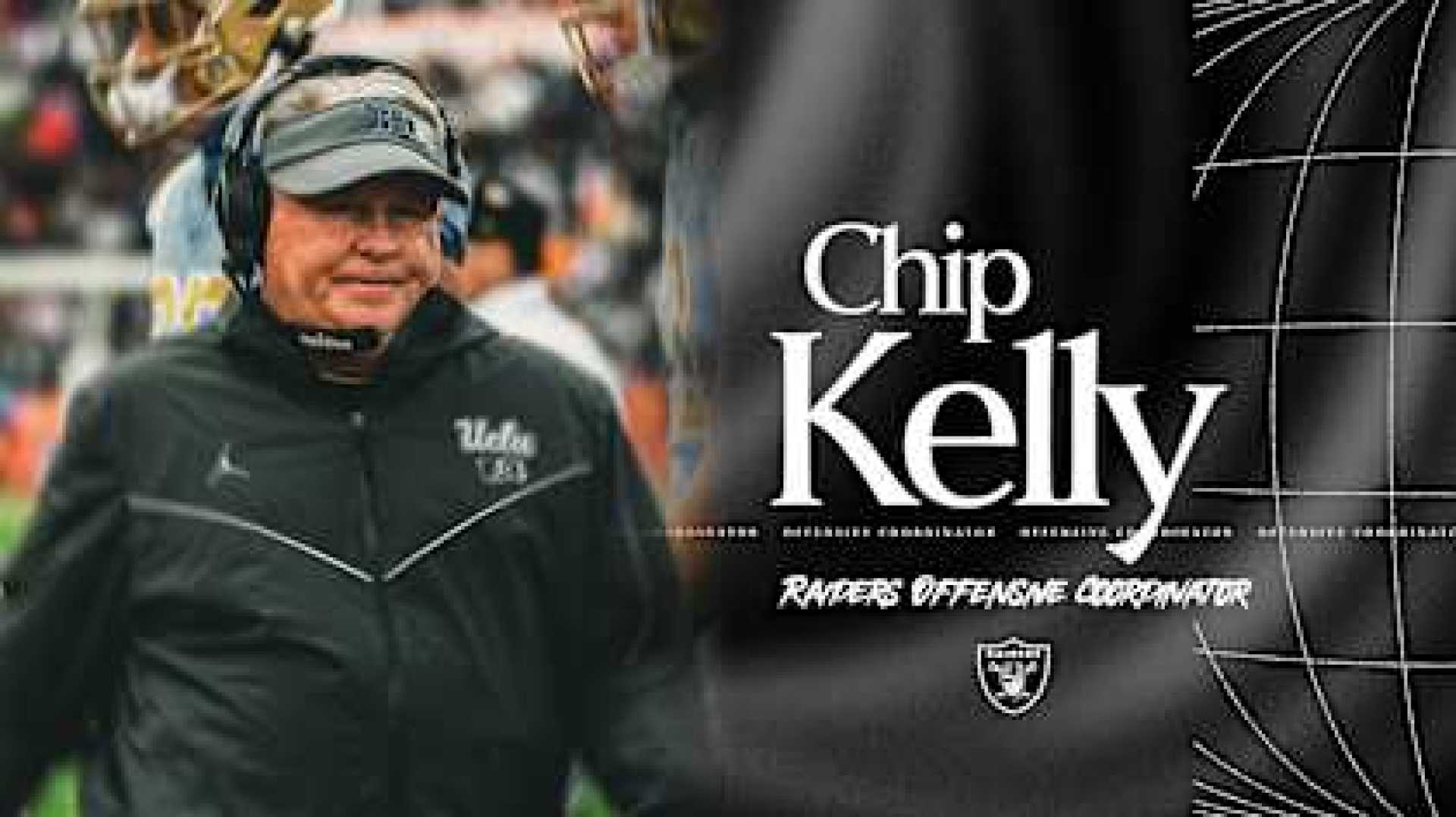 Chip Kelly Raiders Offensive Coordinator News