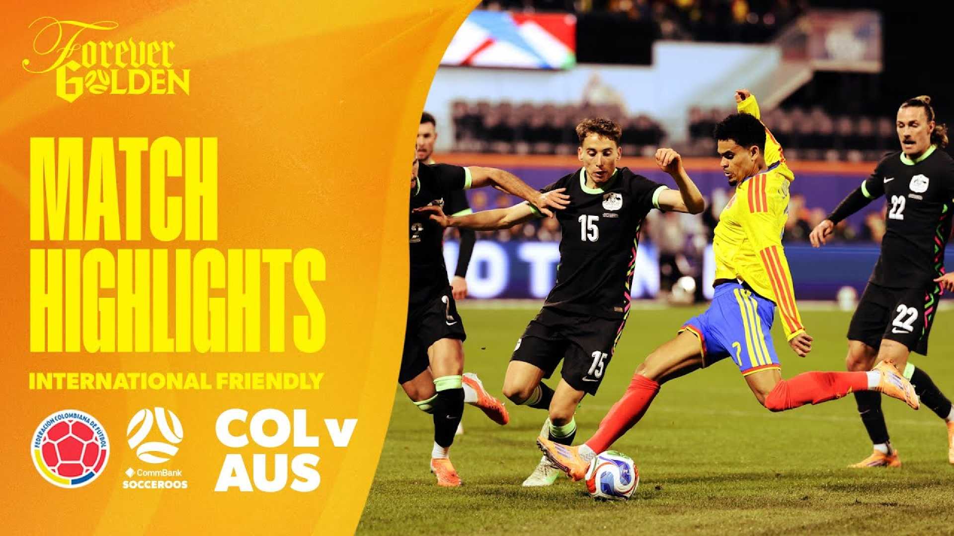 Colombia Vs Australia Football Match