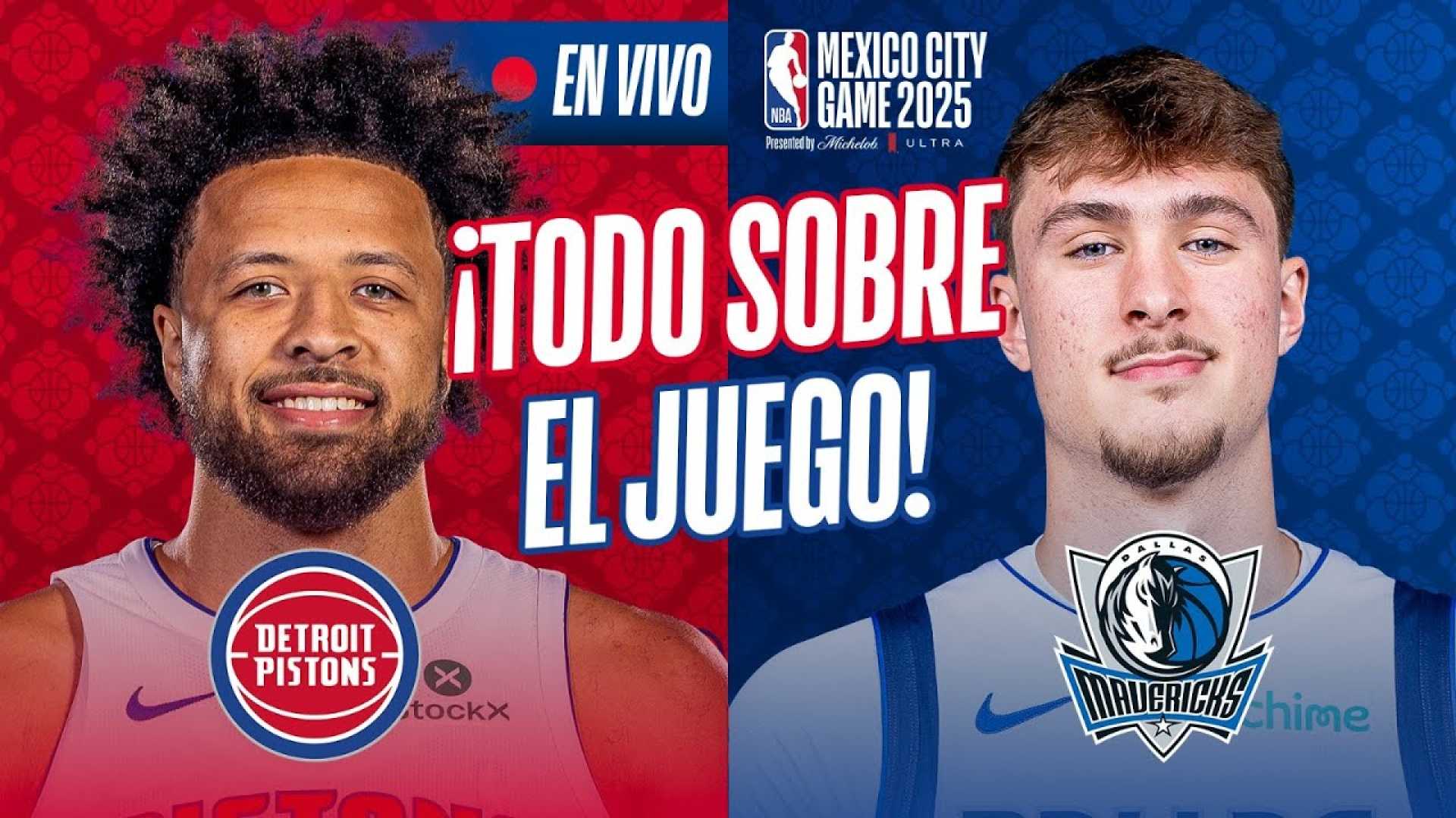 Dallas Mavericks Vs Detroit Pistons Mexico City