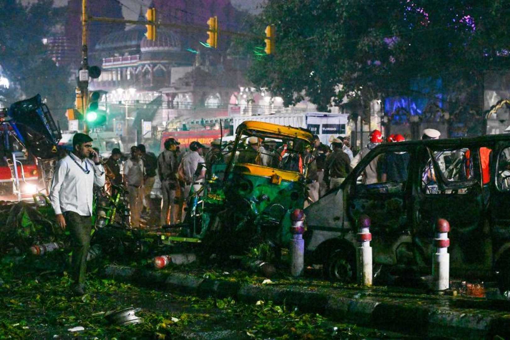 Delhi Car Explosion Near Red Fort